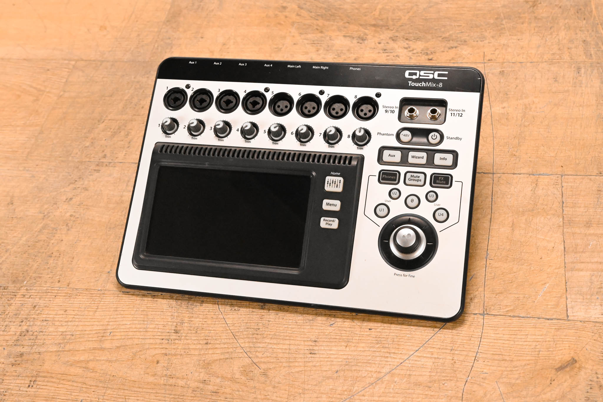 QSC TouchMix-8 Compact Digital Mixer (NO POWER SUPPLY)