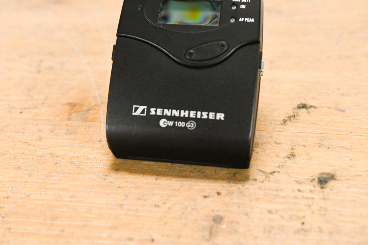 Sennheiser ew 100 G3 Bodypack Wireless System - A Range NO POWER SUPPLY