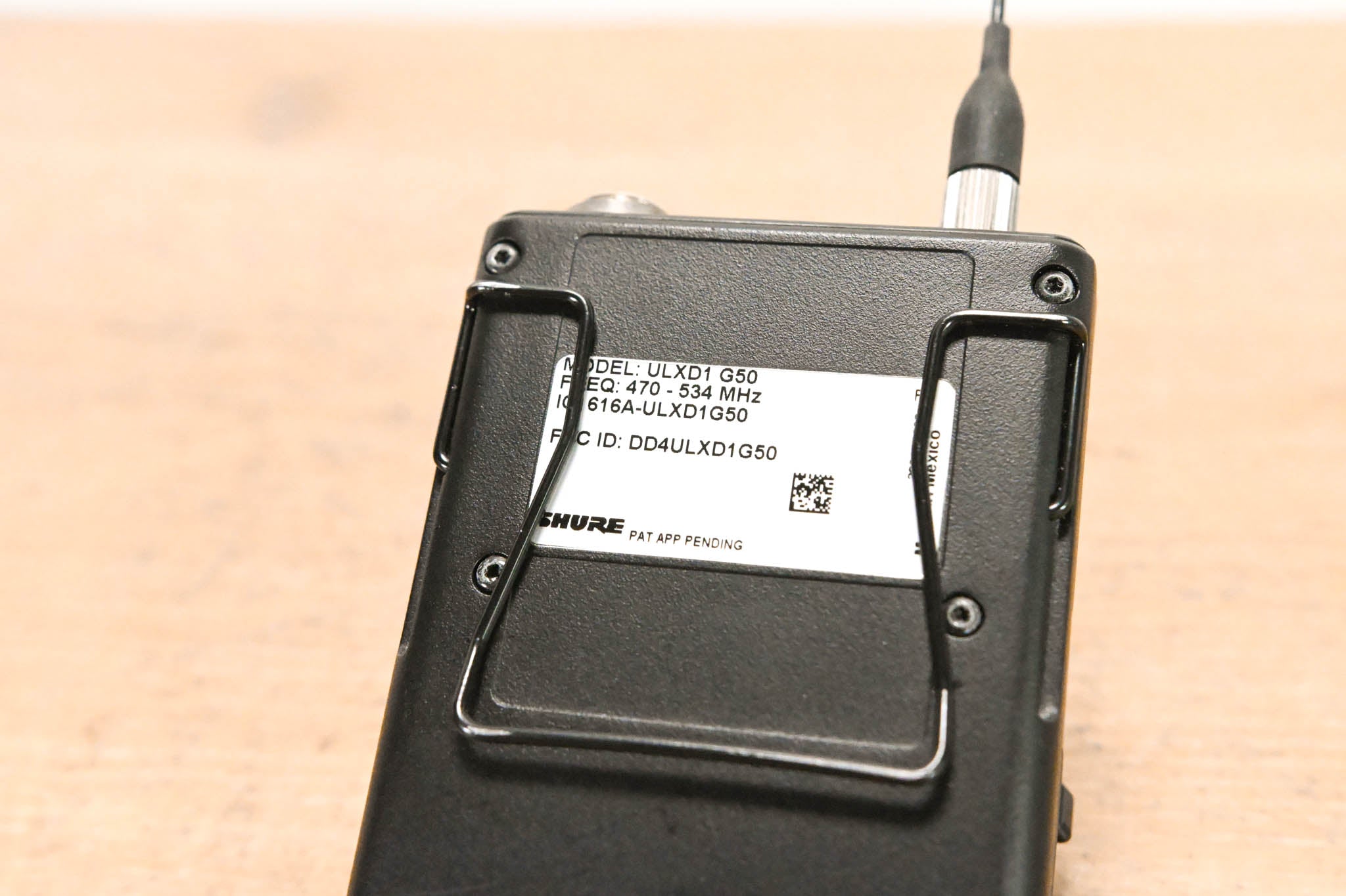 Shure ULXD1 Digital Bodypack Transmitter - G50 Band: 470-534 MHz