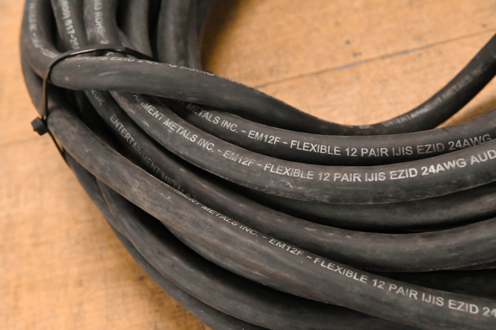 Unbranded DT-12 Female 37-Pin Connector to (12x)XLRM Cable - 75ft