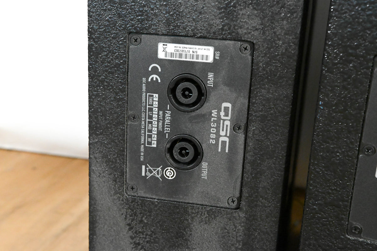 QSC WL3082 WideLine-8 3-Way Line Array Loudspeaker (PAIR)