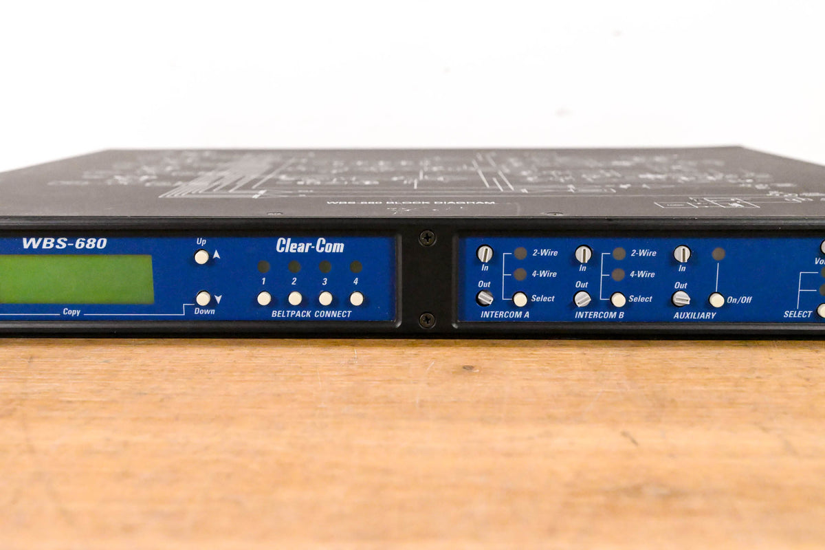 Clear-Com WBS-680 Two-channel UHF Wireless Base Station - A2 Band