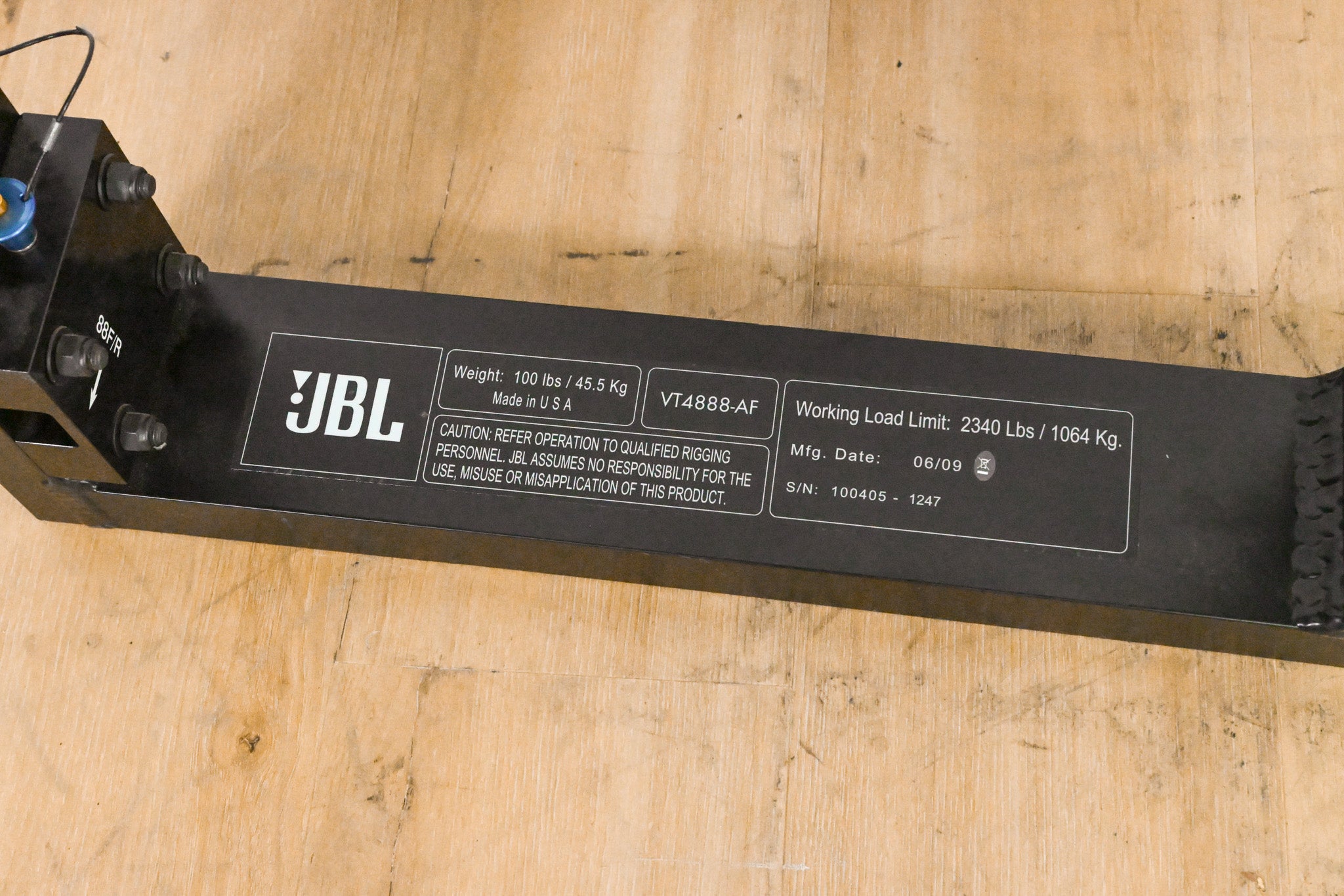 JBL VT4888-AF Array Frame for VT Systems
