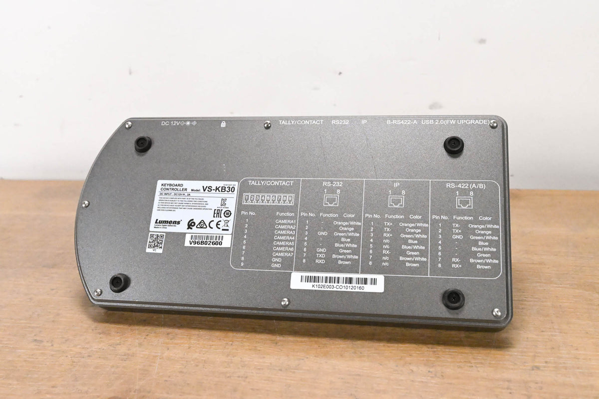 Lumens VS-KB30 IP Camera Controller with Joystick (NO POWER SUPPLY)