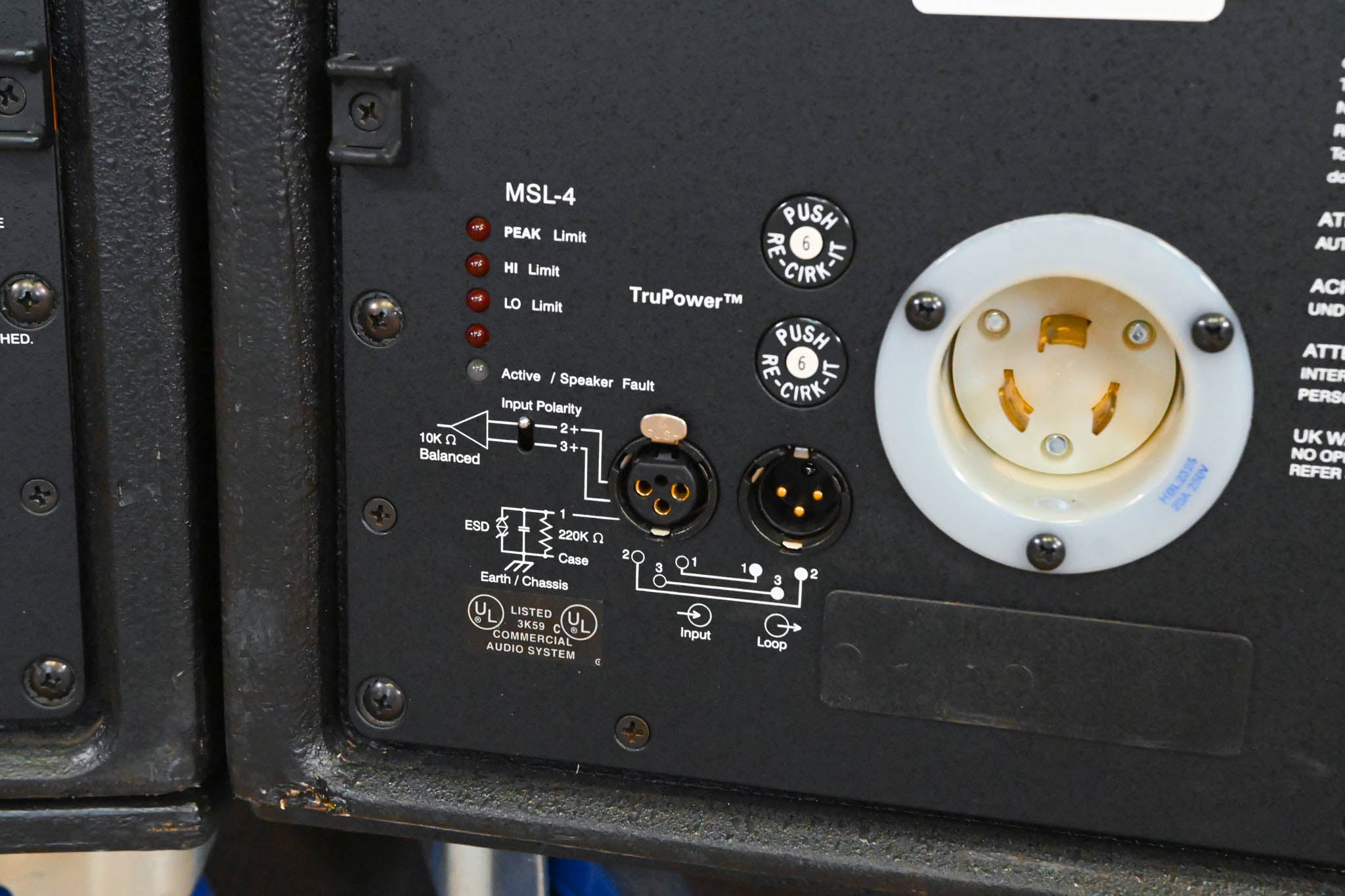 Meyer Sound MSL-4 Self-Powered Reinforcement Speaker (PAIR) w/ Wheels