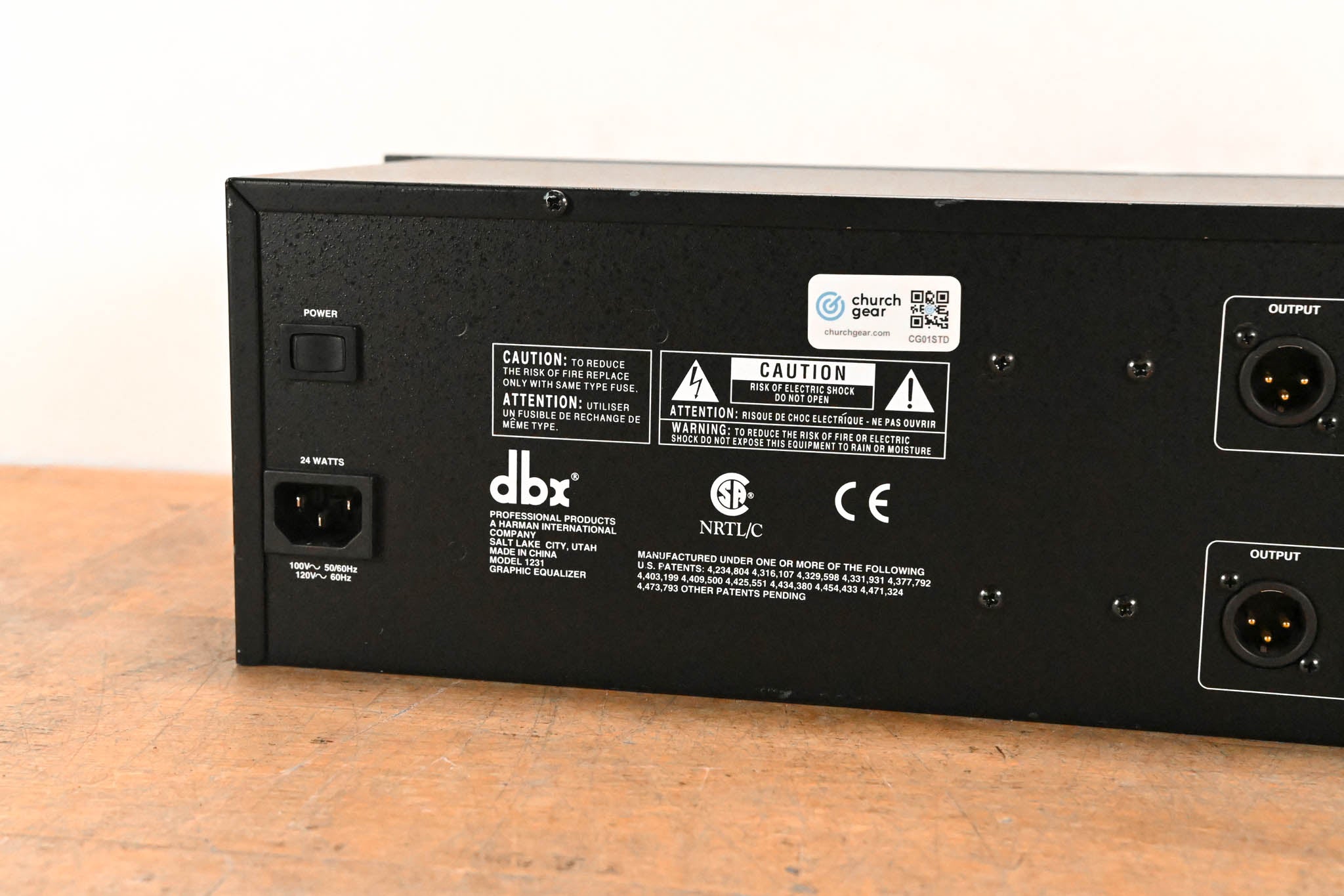 dbx 1231 Dual-Channel 31-Band Graphic Equalizer