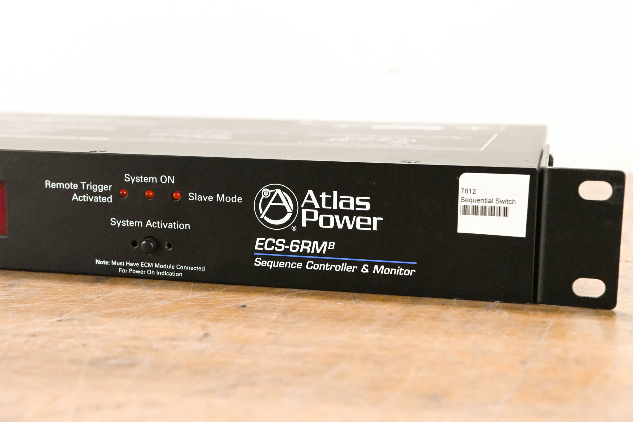Atlas Sound ECS-6RM AC Sequence Controller and Monitor (NO POWER SUPPLY)