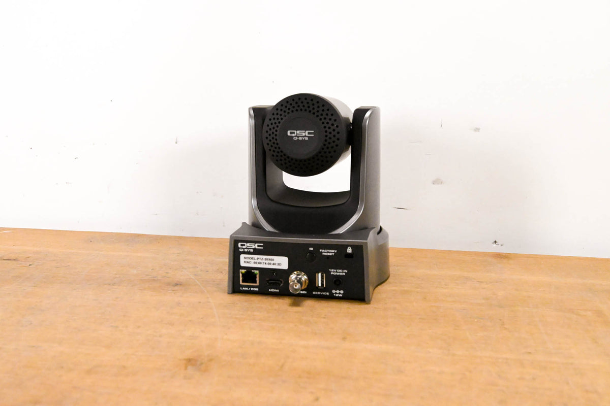 QSC Q-SYS PTZ-20X60 HD PTZ Conference Camera (NO POWER SUPPLY)