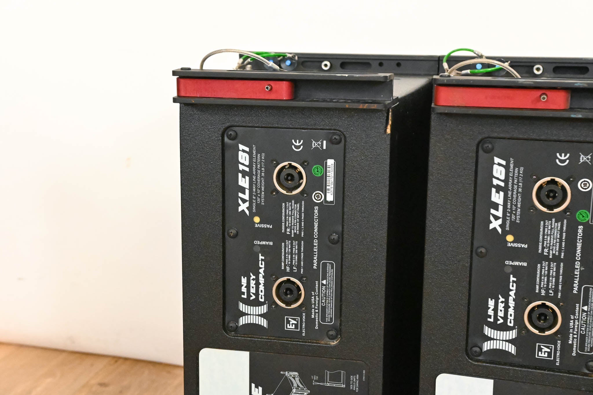 Electro-Voice (EV) XLE181 8" 2-Way Passive Line Array Speaker (PAIR)