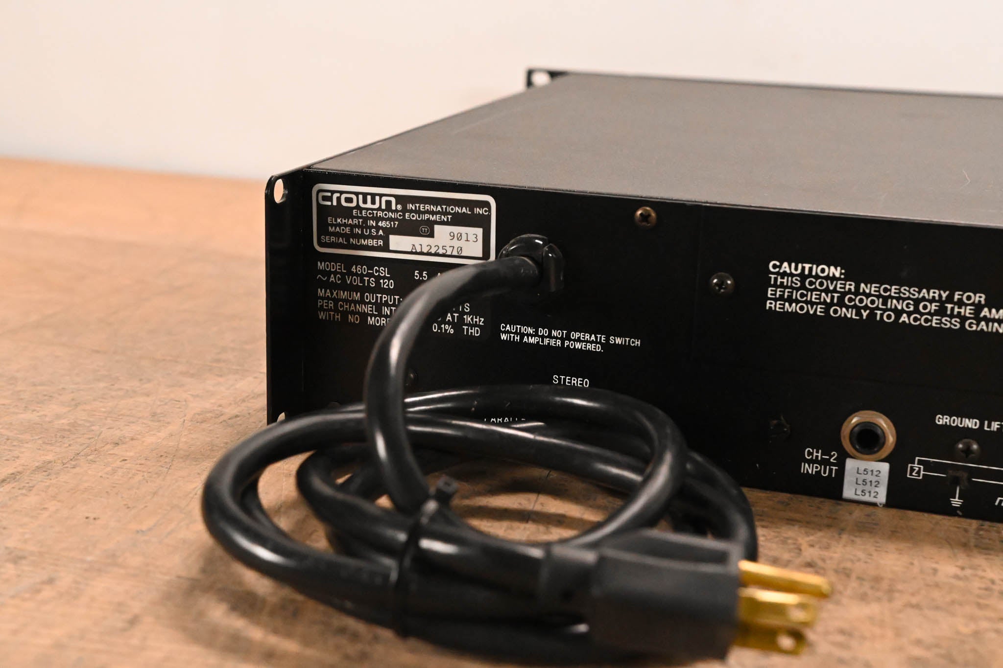 Crown 460 CSL 2-Channel Power Amplifier