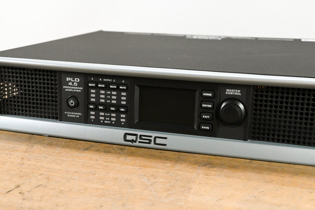QSC PLD4.5 Four-Channel Power Amplifier with DSP