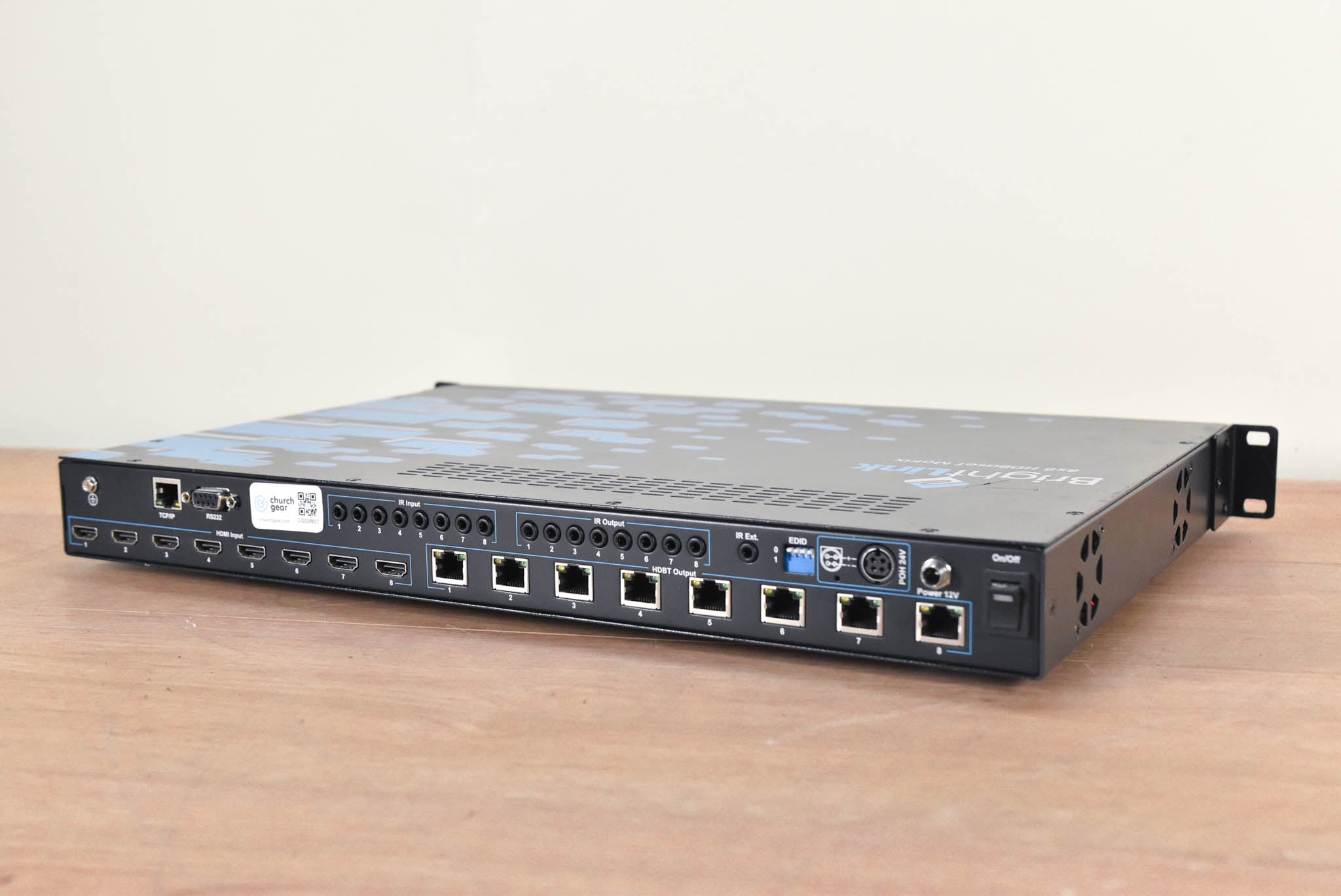 Brightlink BL0808-HDBT-1 8x8 HDBaseT Matrix Switcher (NO POWER SUPPLY)