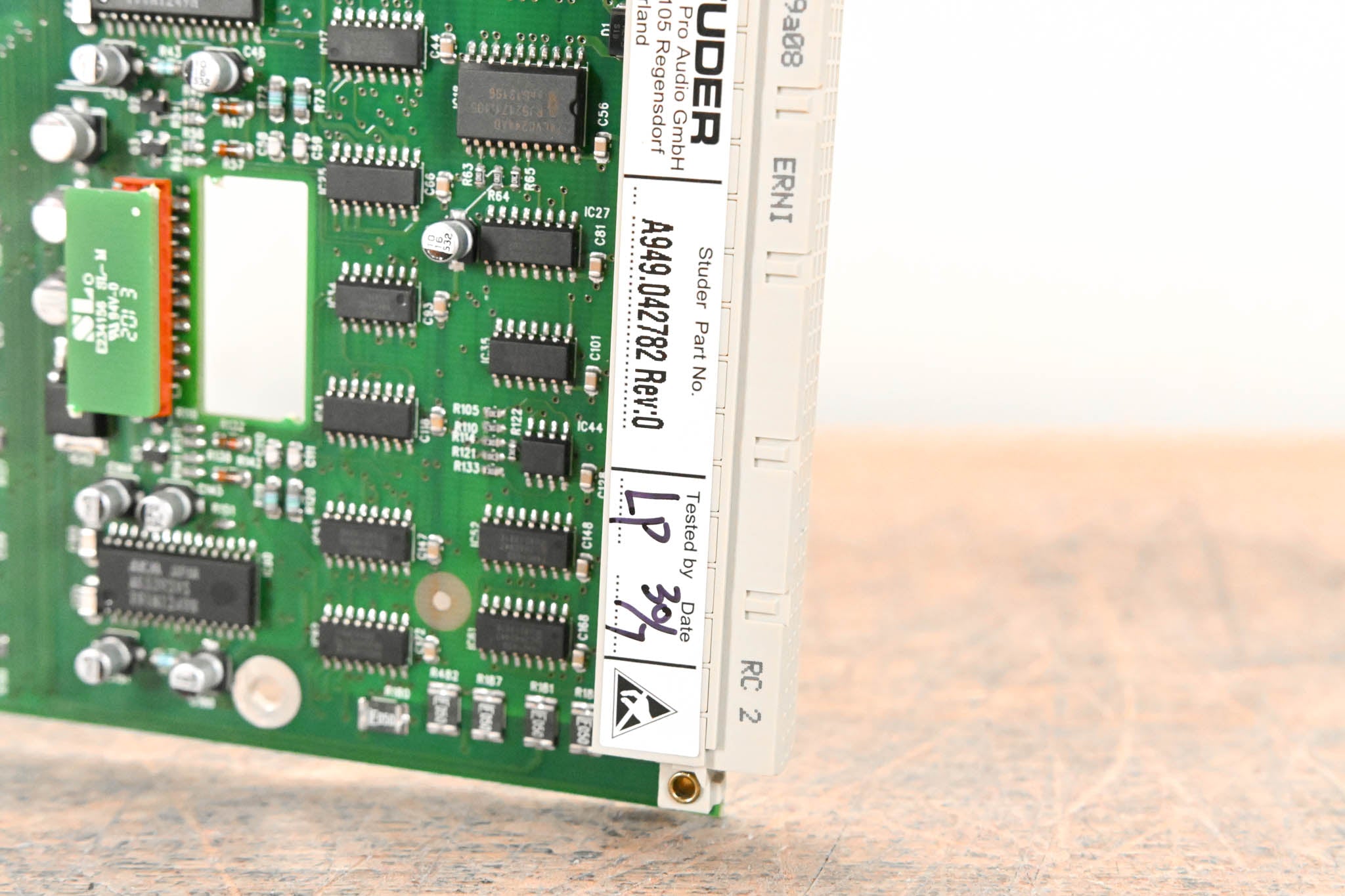 Studer Mic/Line In Card for D21m Modular I/O System