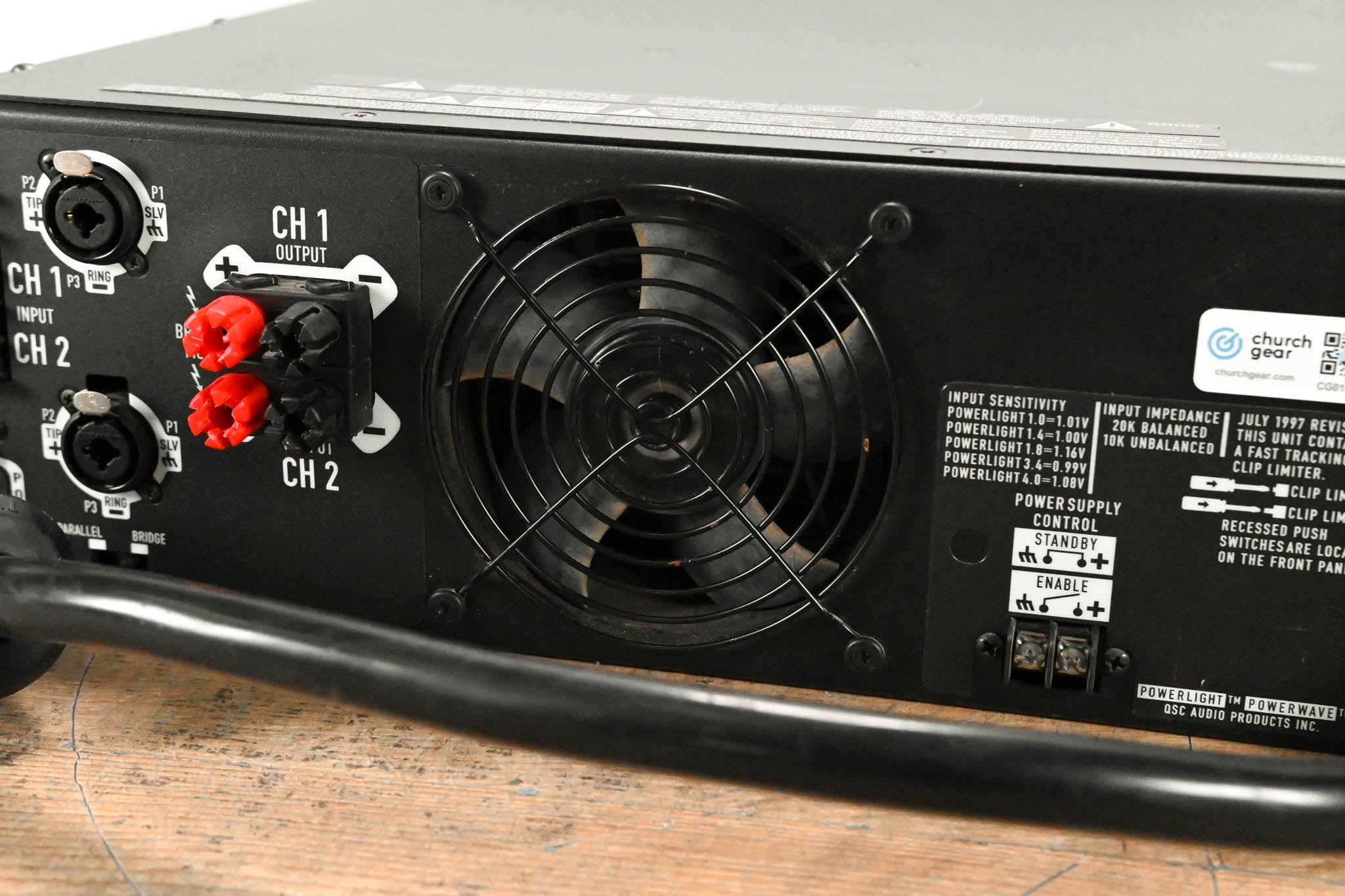 QSC PowerLight 4.0 2-Channel Power Amplifier