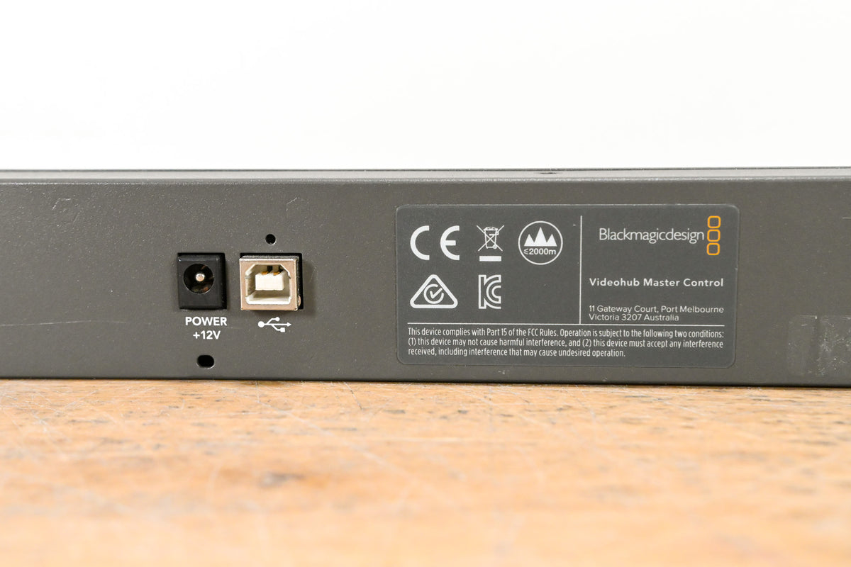 Blackmagic Design Videohub Master Control (NO POWER SUPPLY)