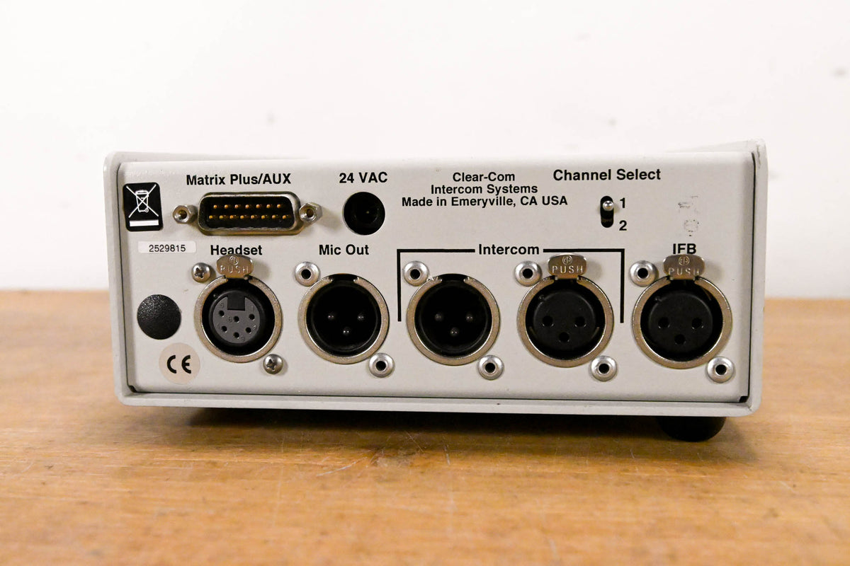 Clear-Com AB-100 On-Air Announcer’s Console (NO POWER SUPPLY)