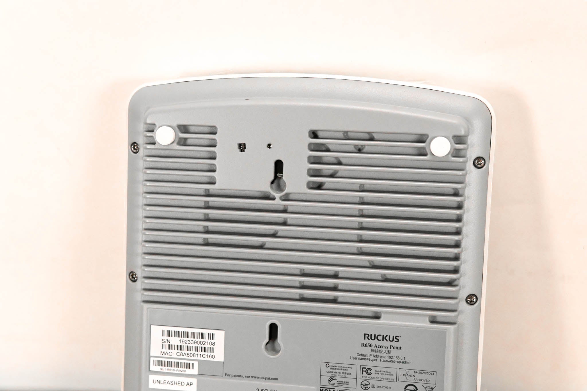 Ruckus R650 Indoor Access Point