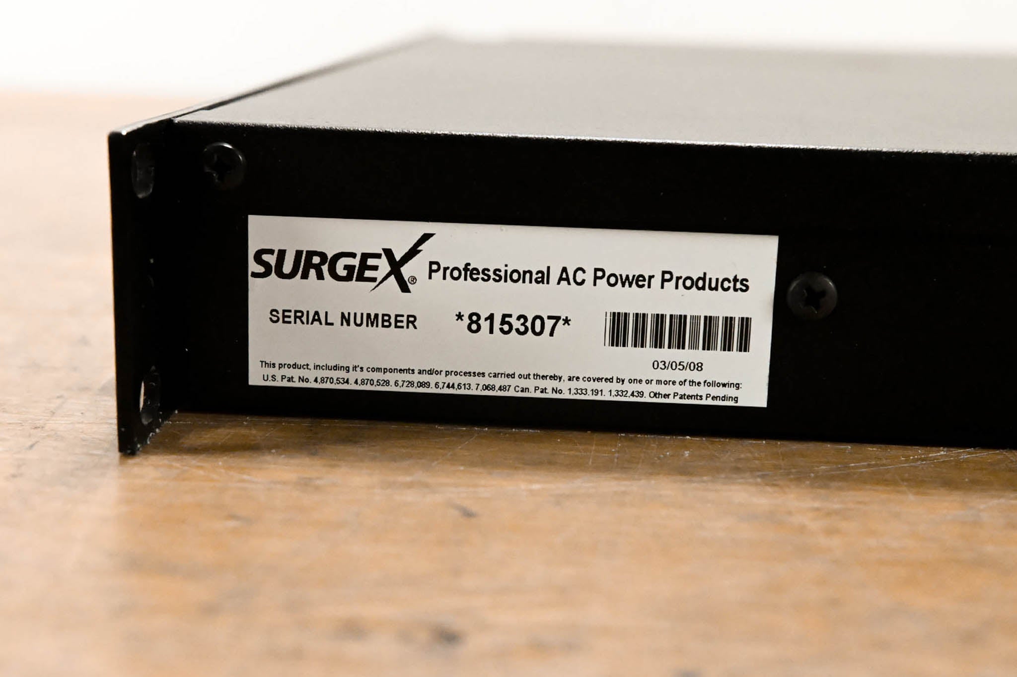SurgeX SX1115-RL Rackmountable 8-Outlet Power Conditioner