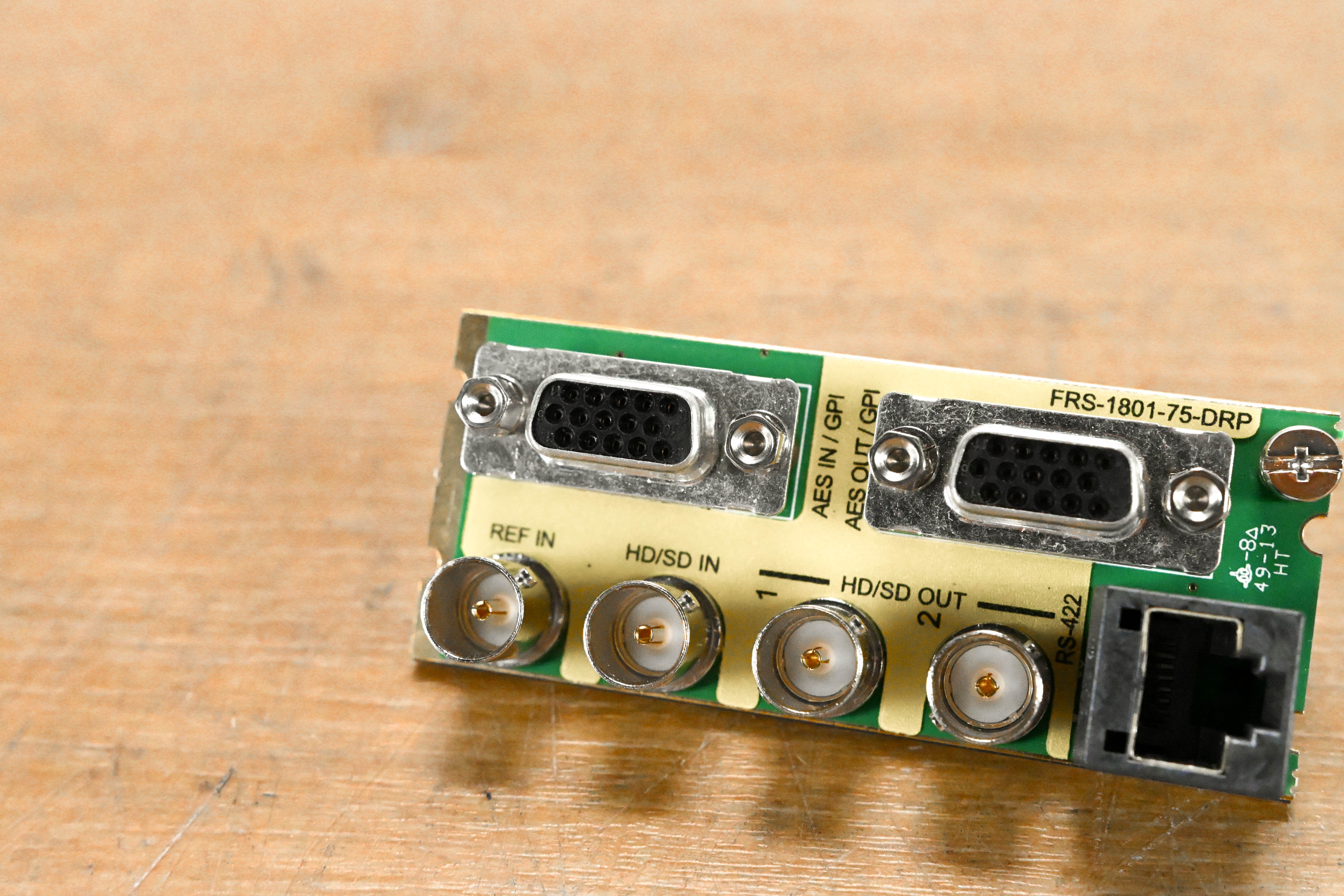 Miranda FRS-1801-75-DRP Rear I/O Module for Densité Frame