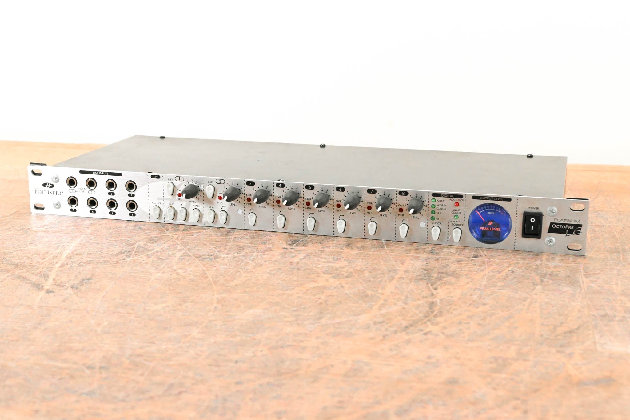 Focusrite Platinum OctoPre LE 8-Channel Mic Preamp (NO POWER SUPPLY)