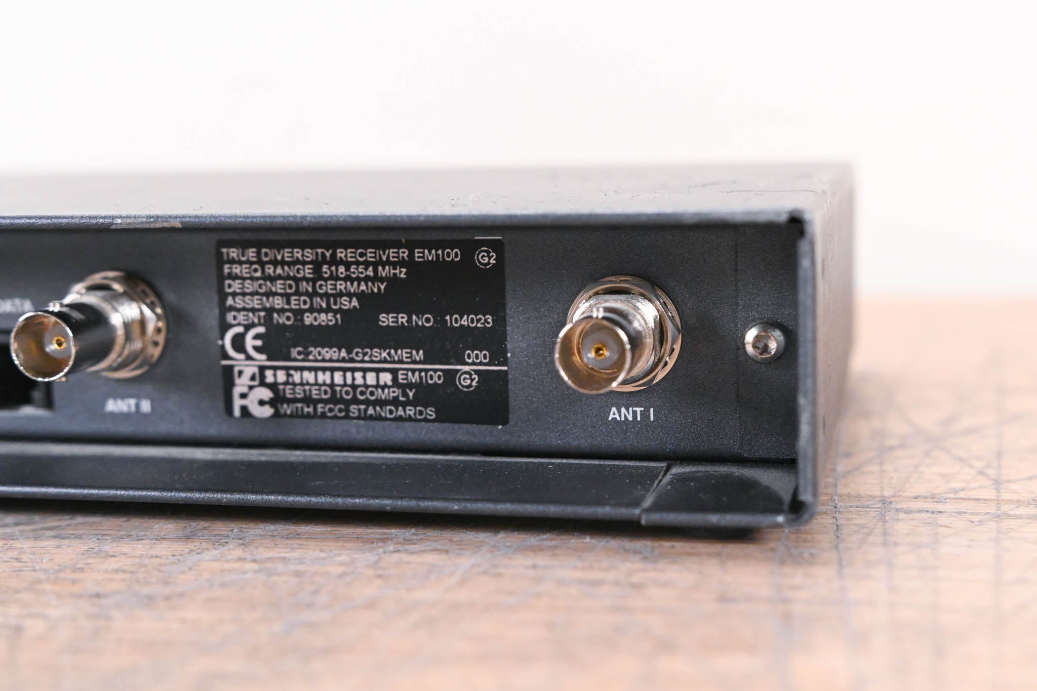 Sennheiser EM 100 G2 Wireless Receiver - 518-554 MHz (NO POWER SUPPLY)