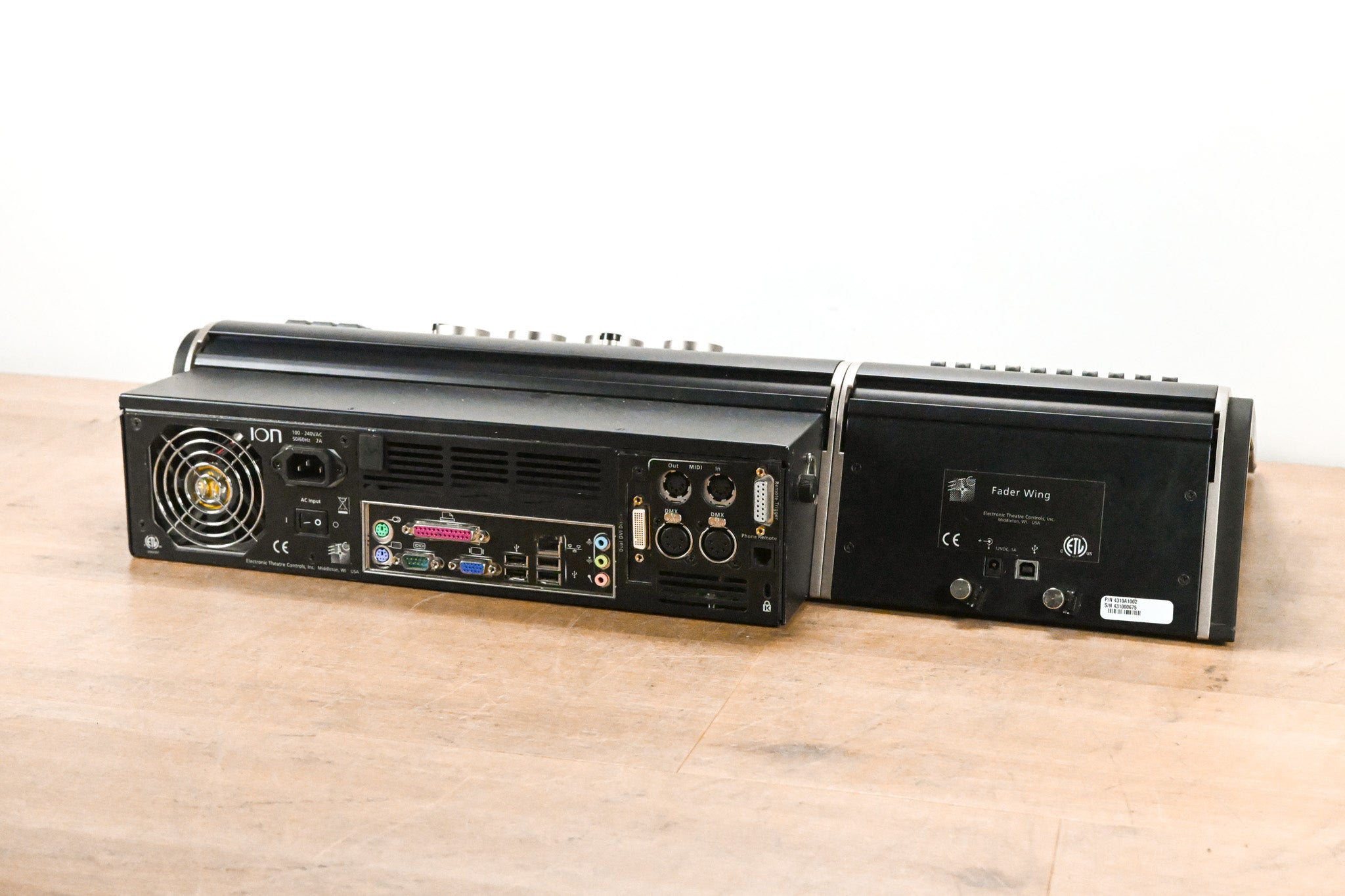 ETC ION 1000 Lighting Console with ETC 2x10 Universal Fader Wing
