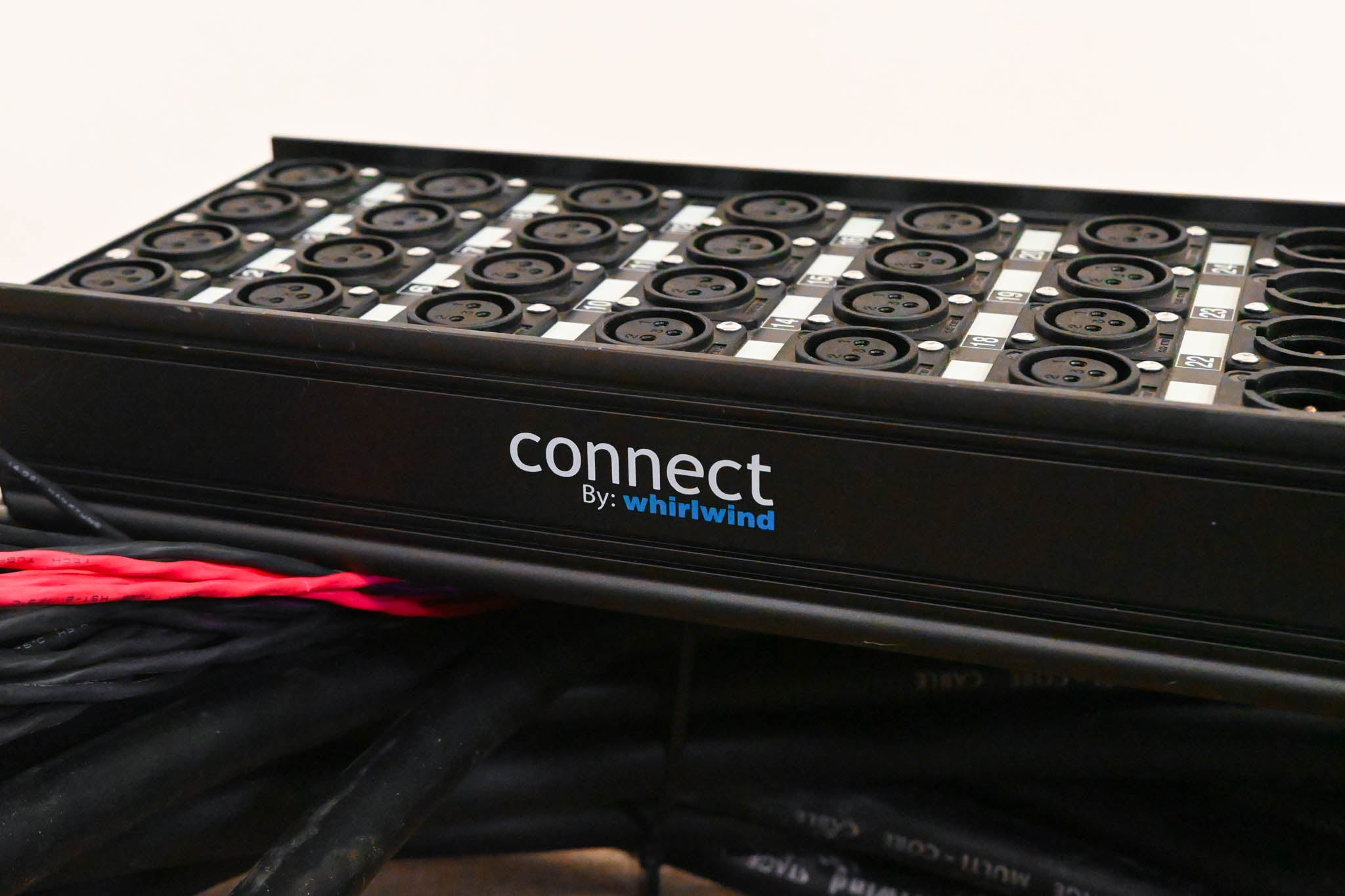 Whirlwind Connect 24x4 XLR Stage Box to Fanout Snake - 100ft