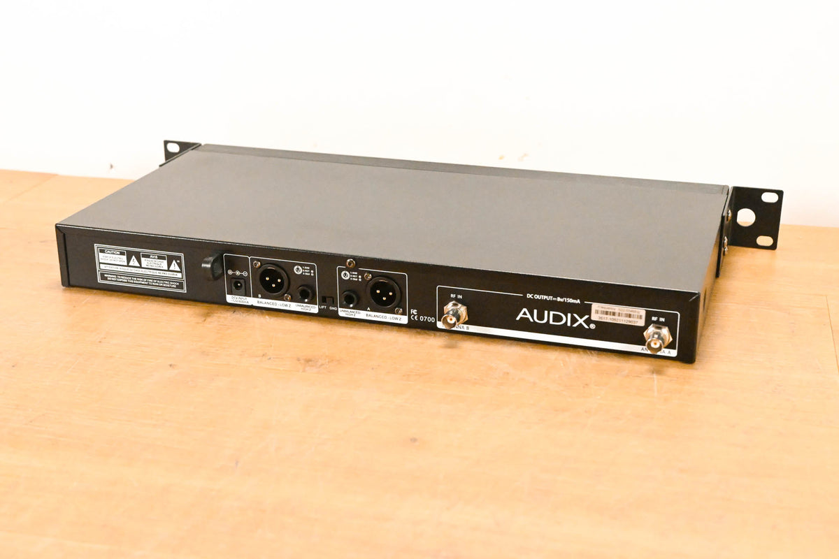 Audix AP42 OM2 Dual Handheld Wireless Mic System- A Band (NO PSU)