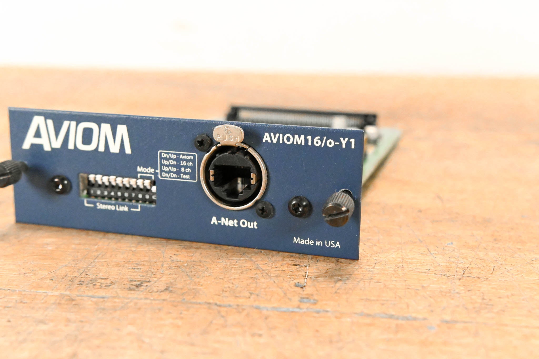 Aviom 16/o-Y1 A-Net Card for Yamaha Digital Products