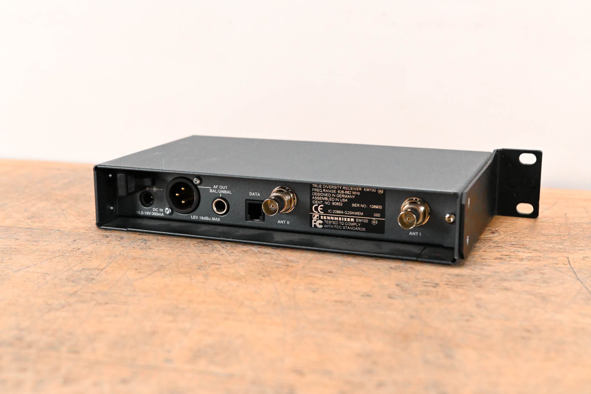 Sennheiser EM 100 G2 Wireless Receiver - 626-662 MHz (NO POWER SUPPLY)