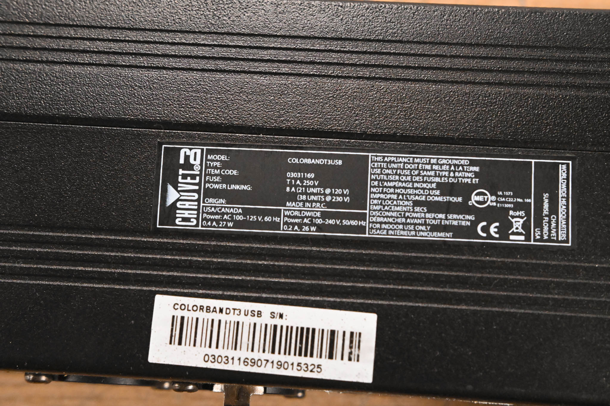 Chauvet COLORband T3USB Linear RGB Wash Light