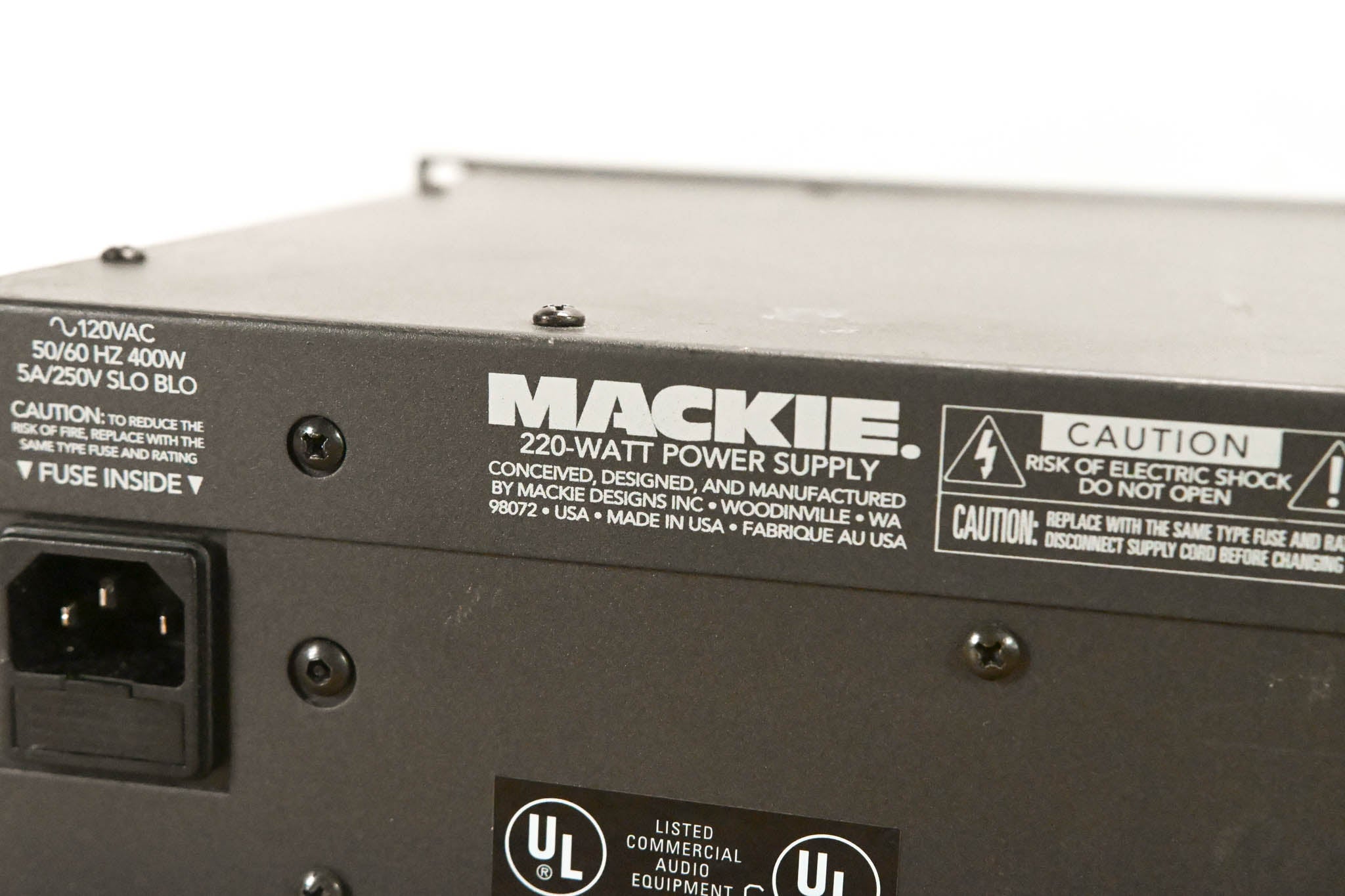 Mackie 220-Watt Power Supply For 8-Bus Mixers