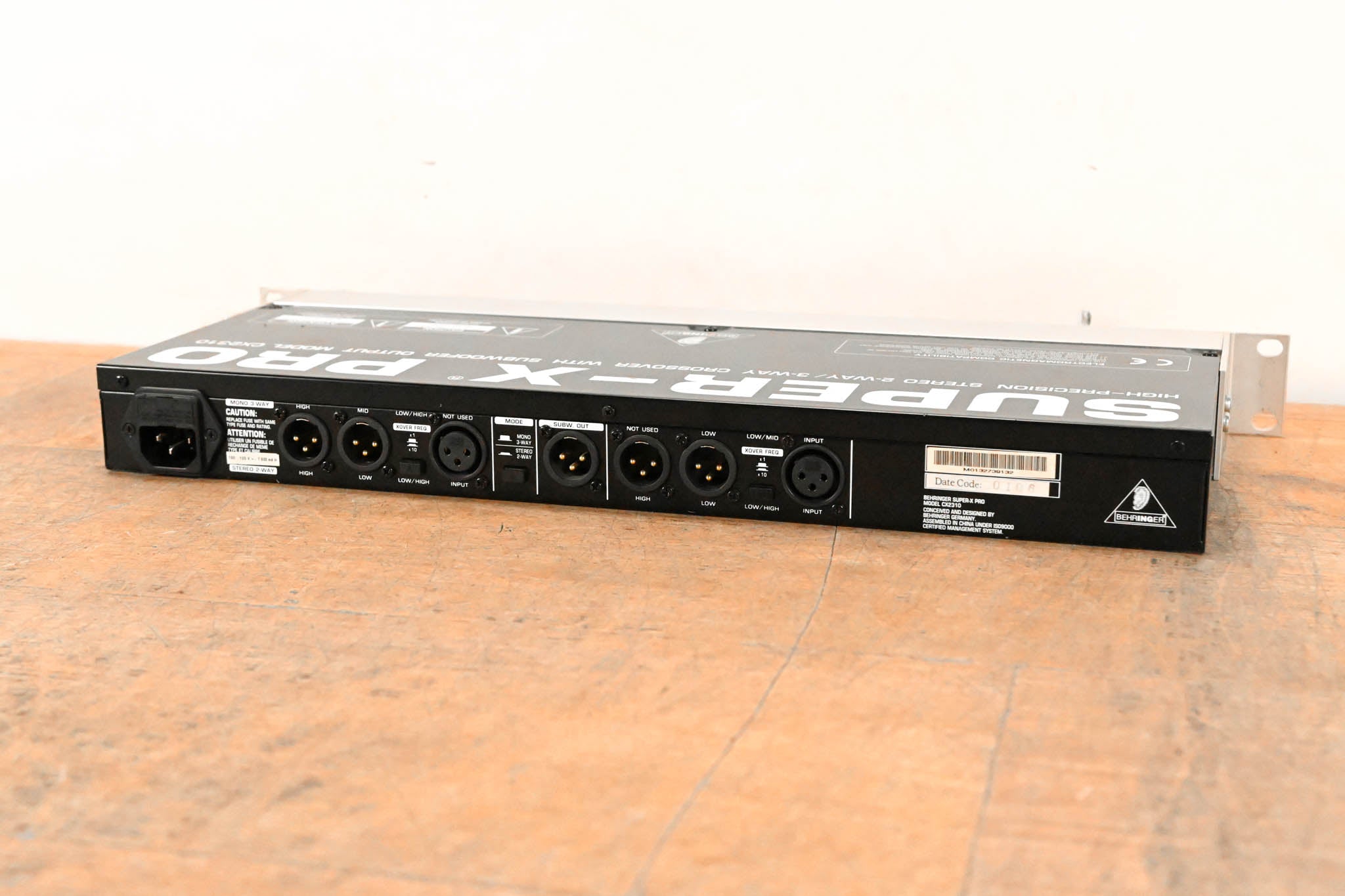 Behringer SUPER-X PRO CX2310 Stereo 2-Way/Mono 3-Way Crossover