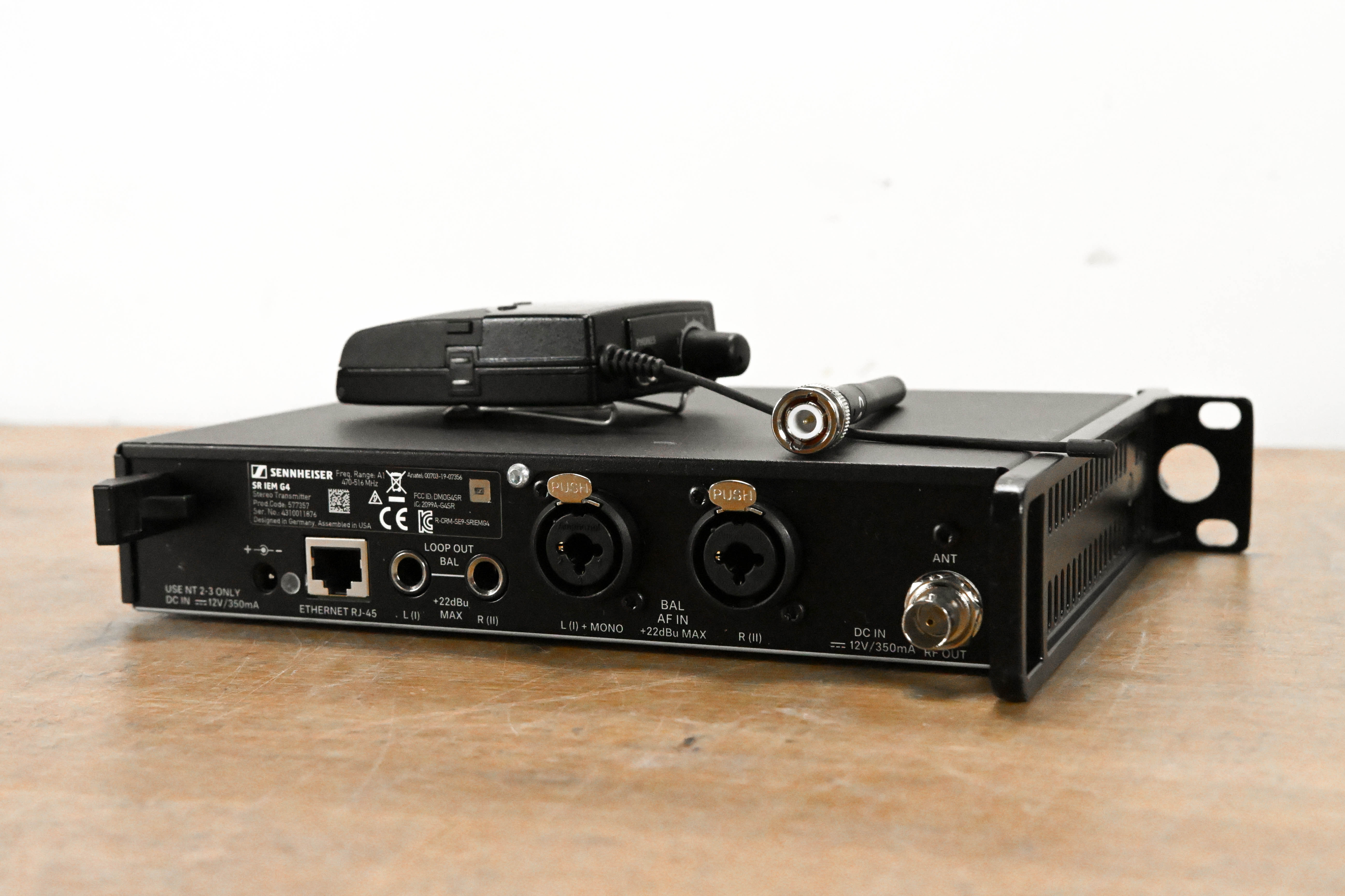 Sennheiser ew IEM G4 Wireless IEM System 470-516 MHz (NO POWER SUPPLY)