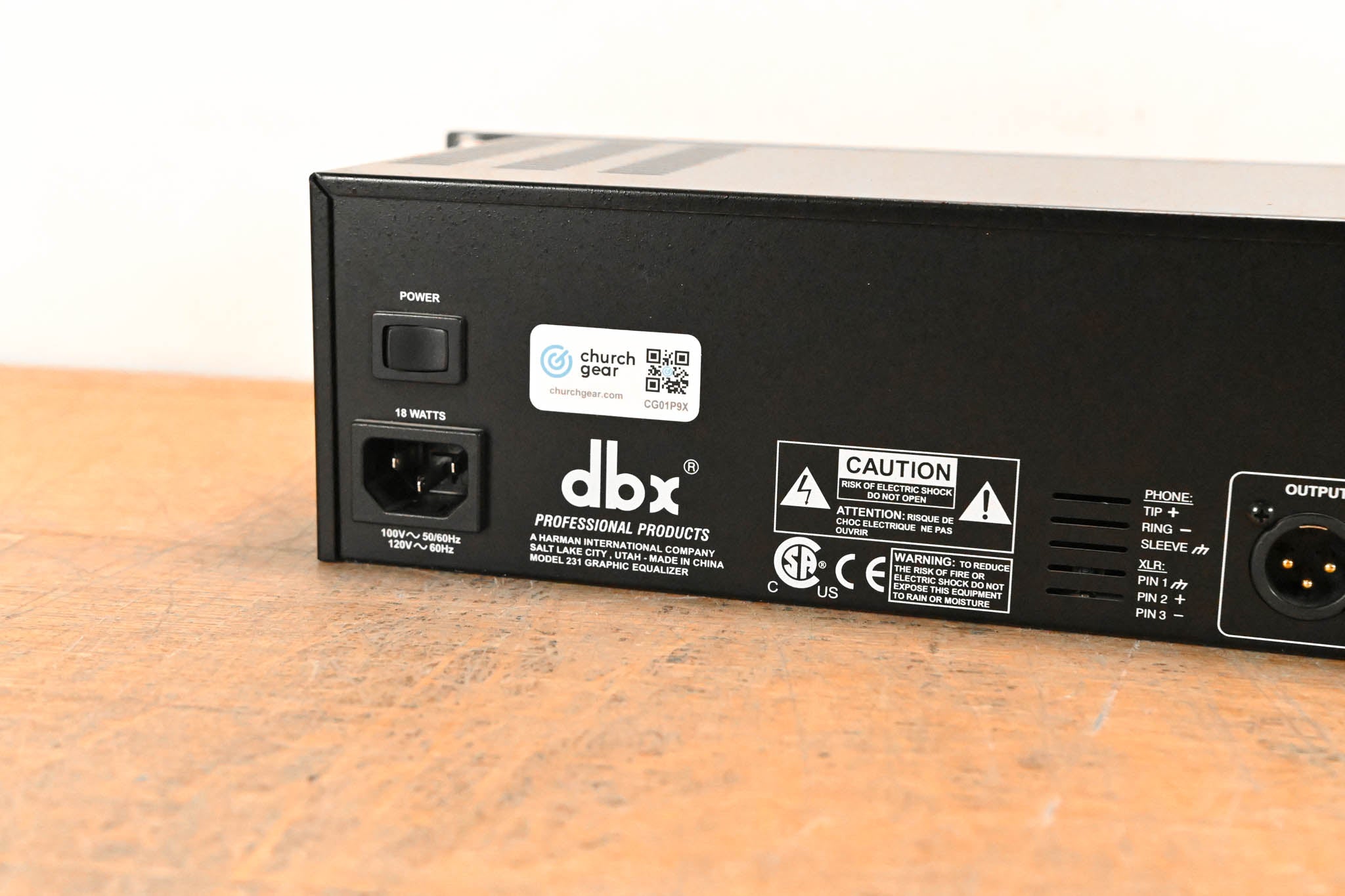 dbx 231 Dual-Channel 31-Band Graphic Equalizer
