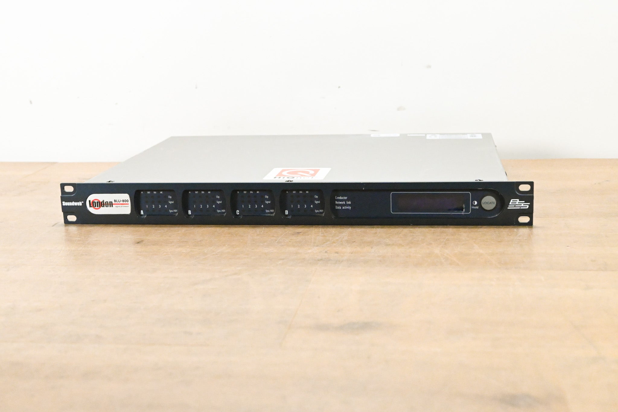 BSS London BLU-800 Signal Processor with BLU link and CobraNet