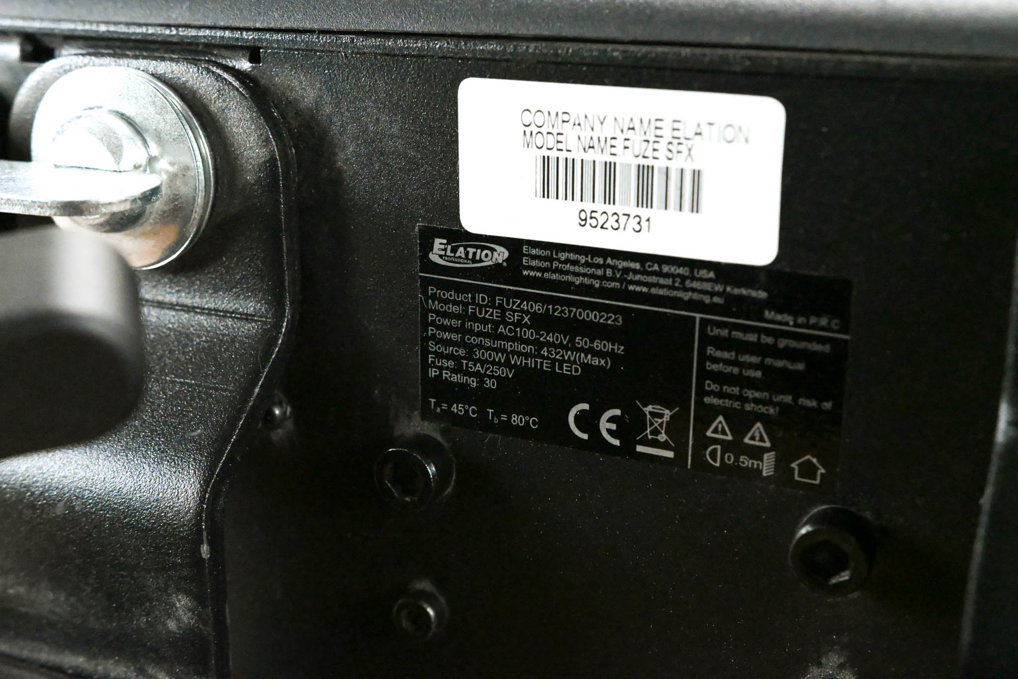 Elation Fuze SFX 300W CMY LED Spot Effects Fixture (NO POWER CABLE)