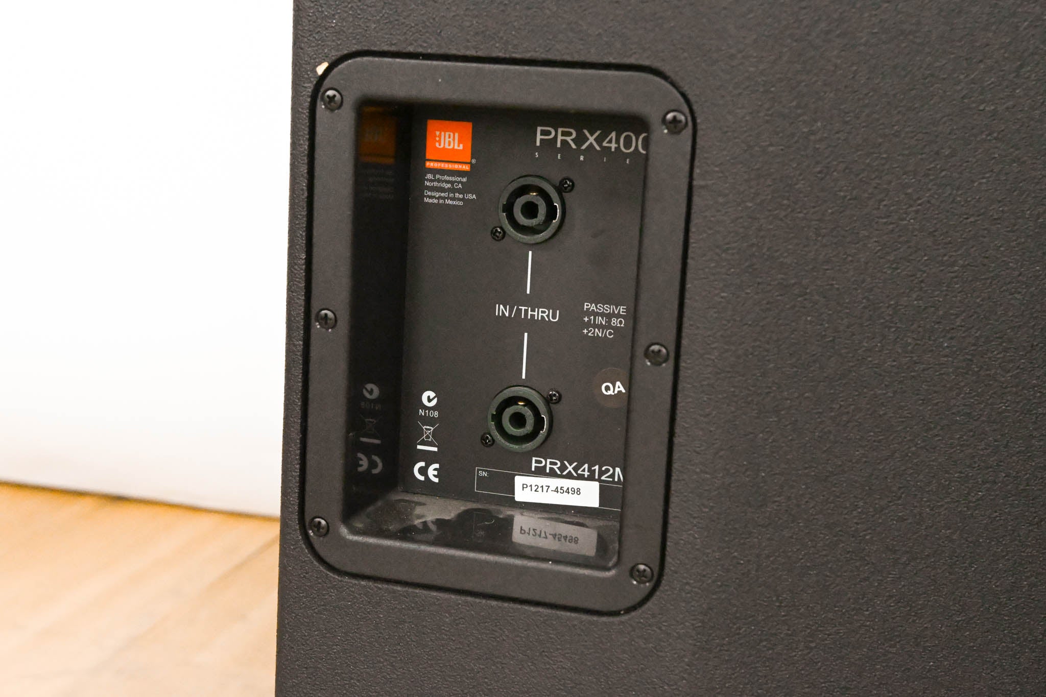 JBL PRX412M 1200W 12" Two-Way Passive Speaker (PAIR)