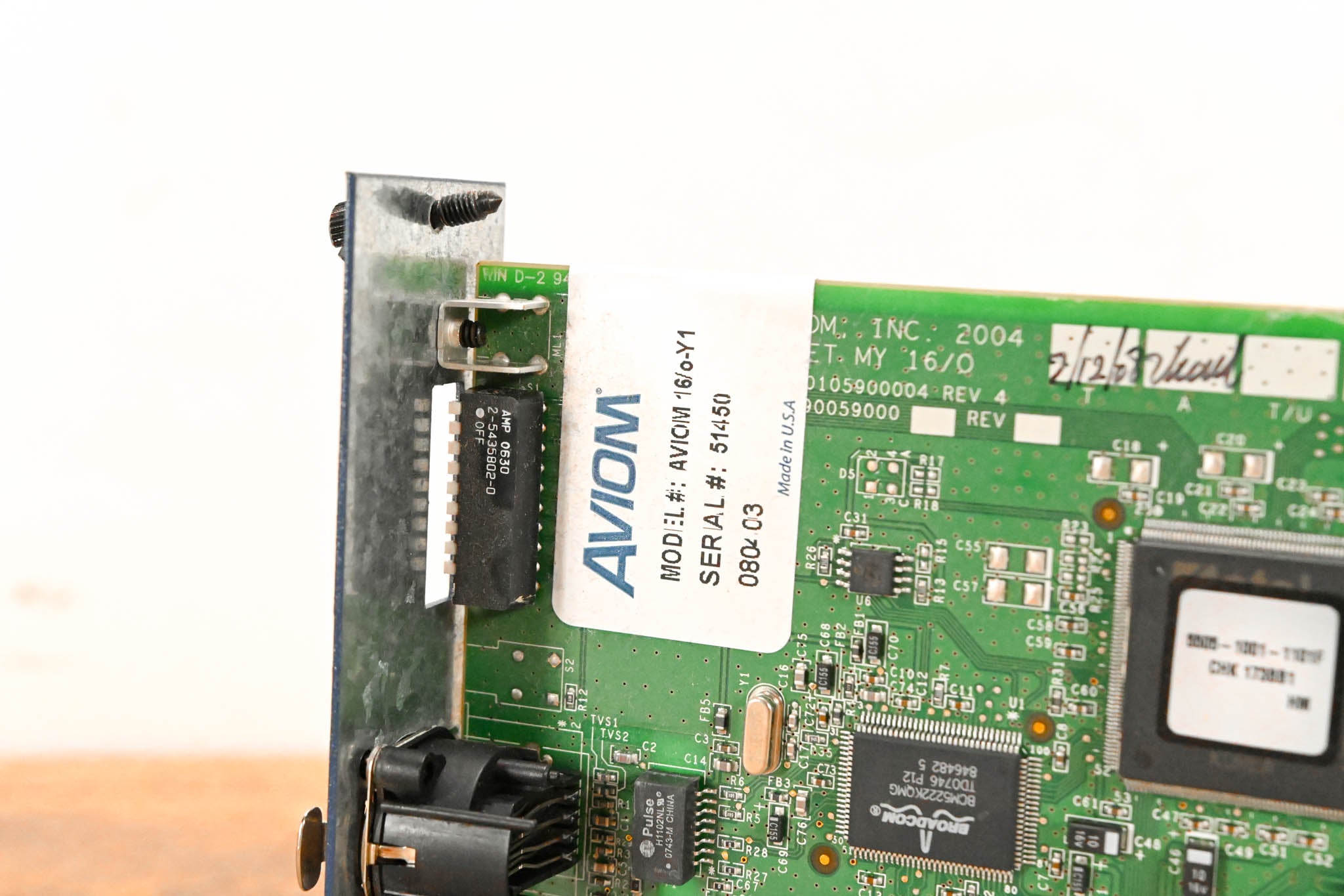 Aviom 16/o-Y1 A-Net Card for Yamaha Digital Products