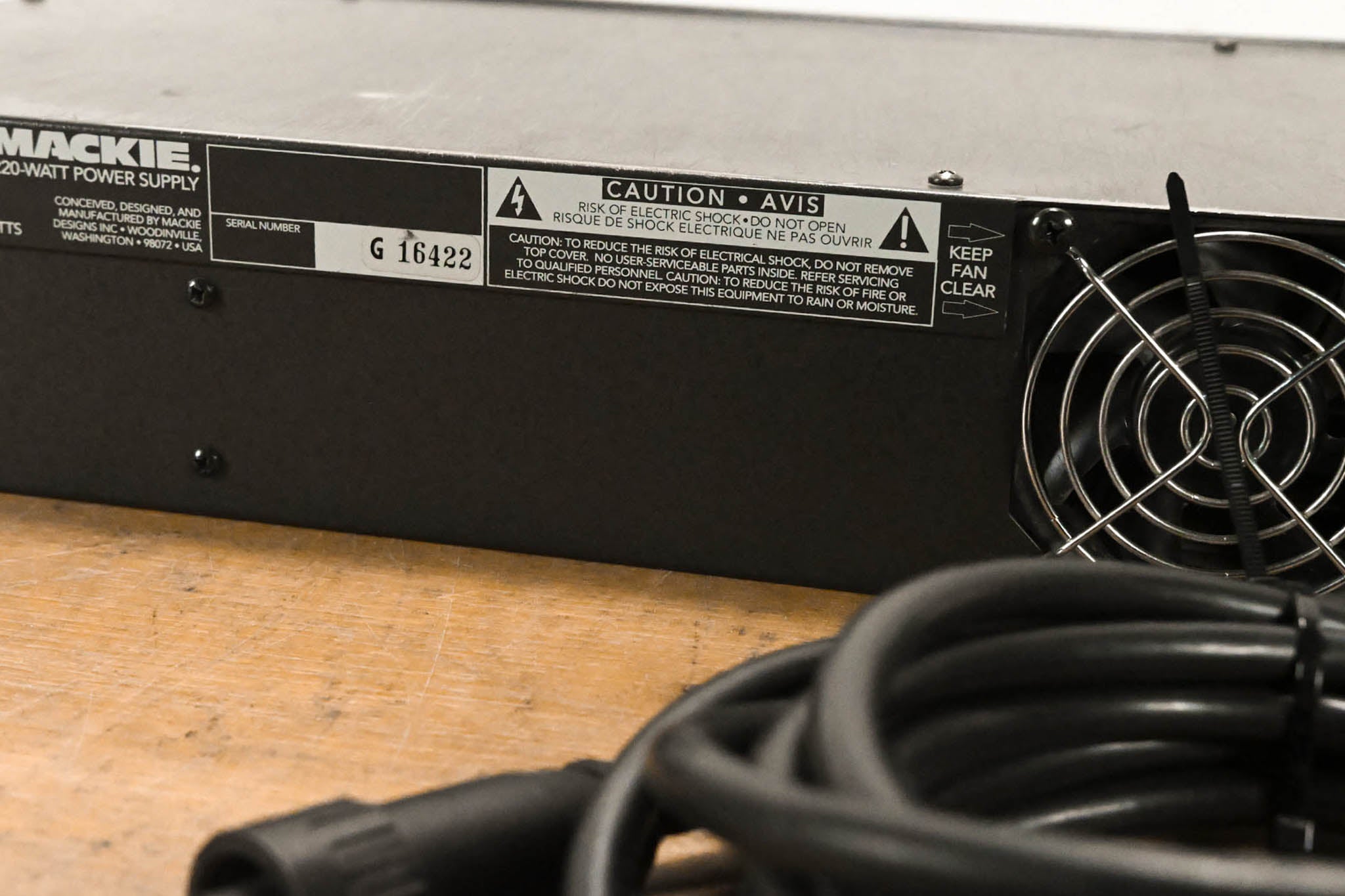 Mackie 220-Watt Power Supply For 8-Bus Mixers