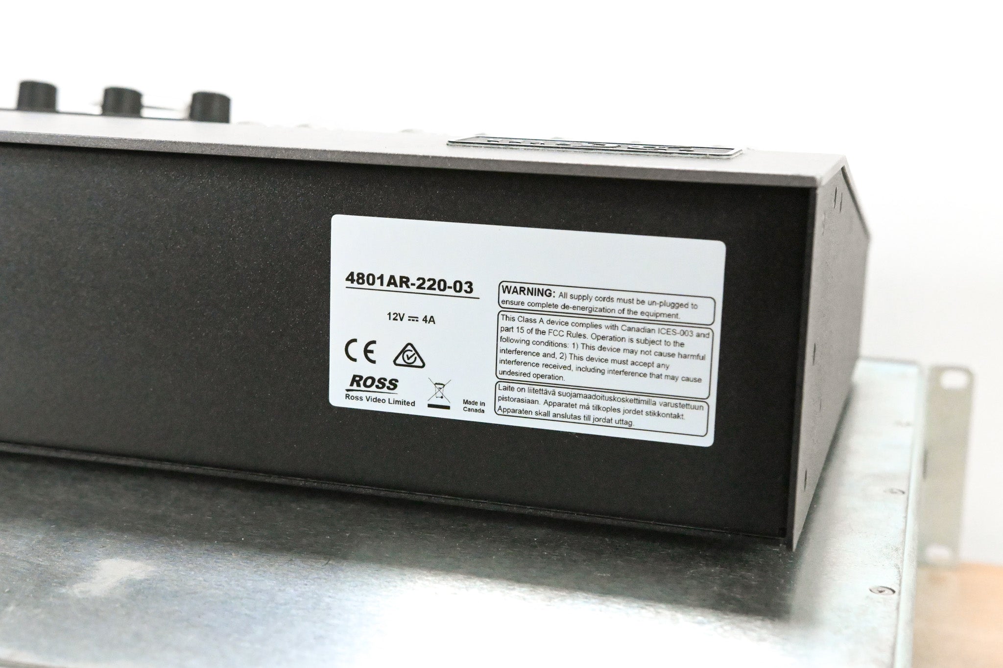 Ross CrossOver 12 12-Input HD Production Switcher (NO POWER SUPPLY)