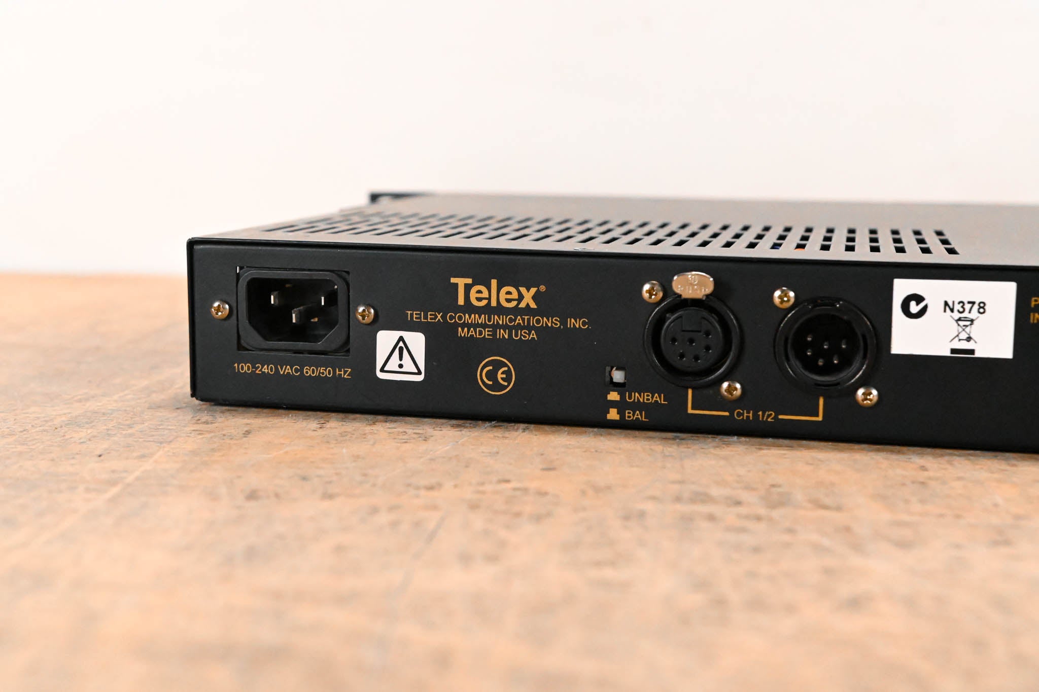 Telex MS-2002 2-Channel Master Station and Power Supply