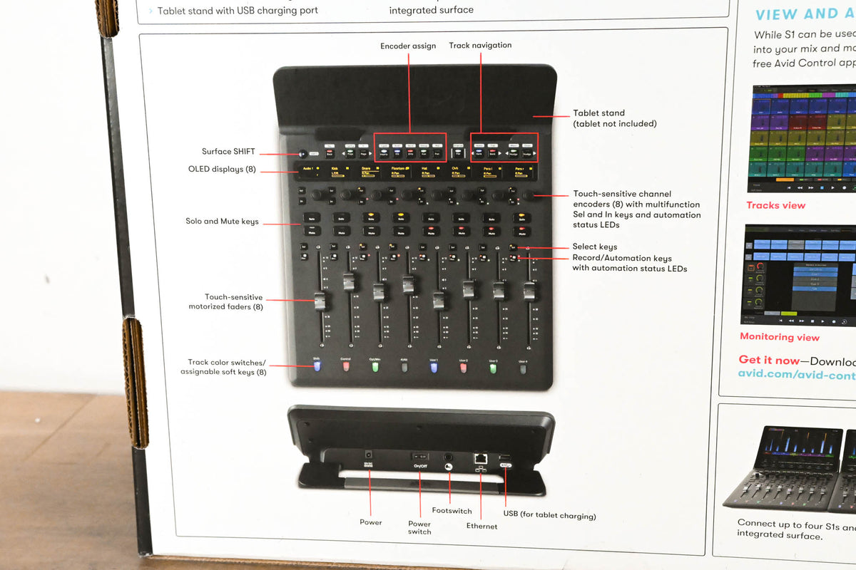 AVID S1 EUCON Compact Control Surface