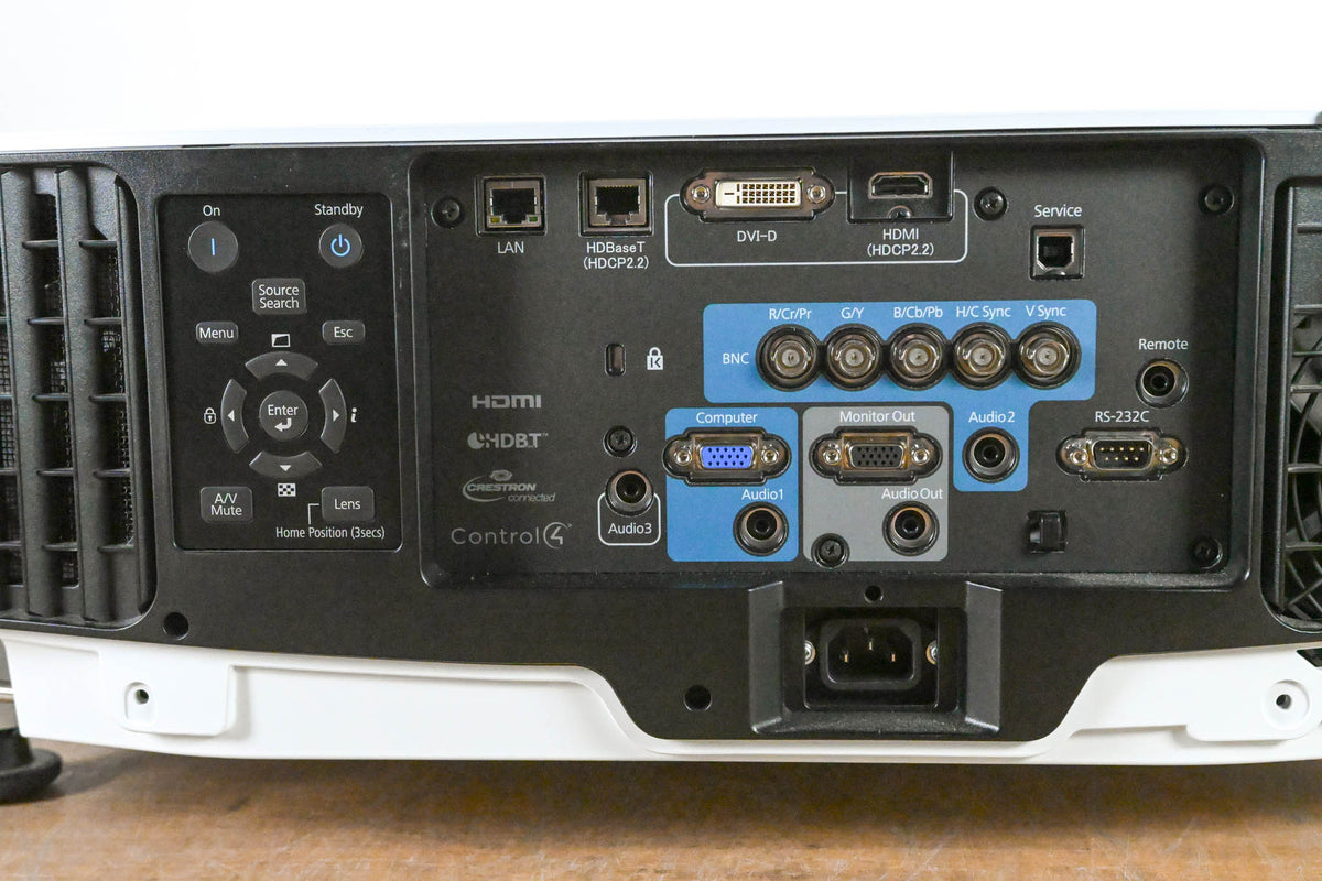 Epson Pro L1200U 7,000-Lumen WUXGA 3LCD Laser Projector w/ 4K & Lens