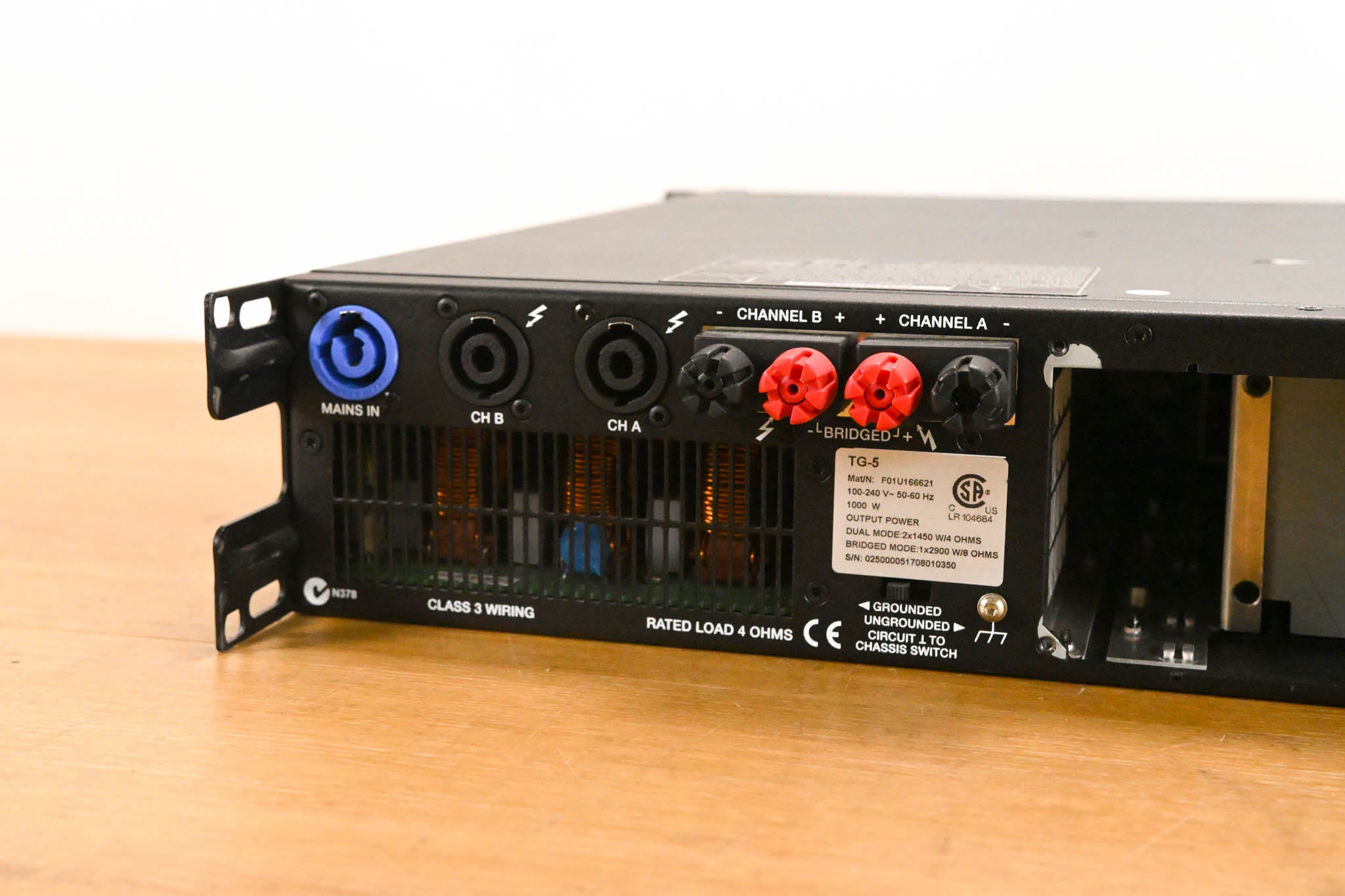 Electro-Voice (EV) TG-5 120V 2-Channel Tour Grade Power Amplifier