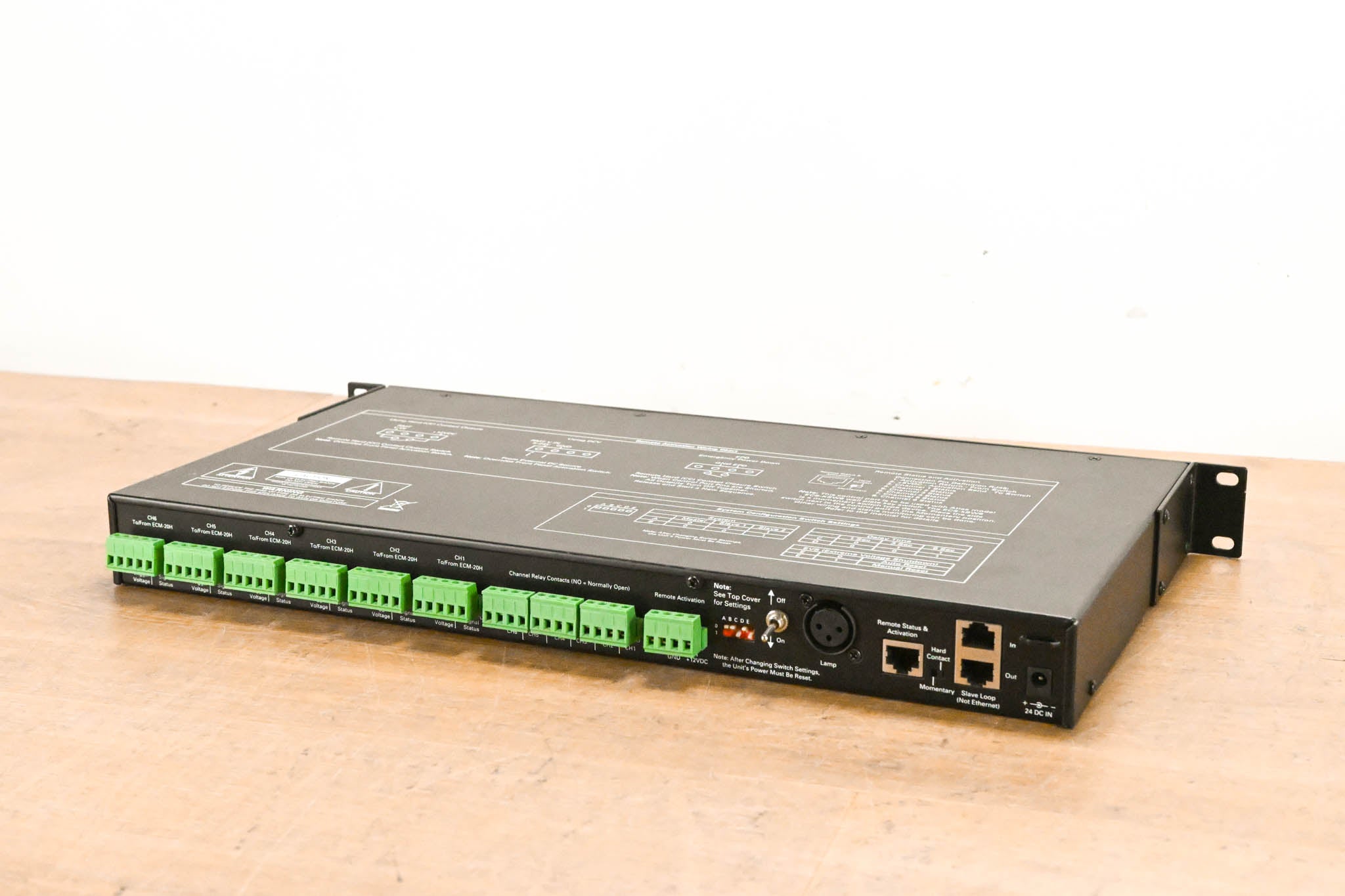 Atlas Sound ECS-6RM AC Sequence Controller and Monitor (NO POWER SUPPLY)