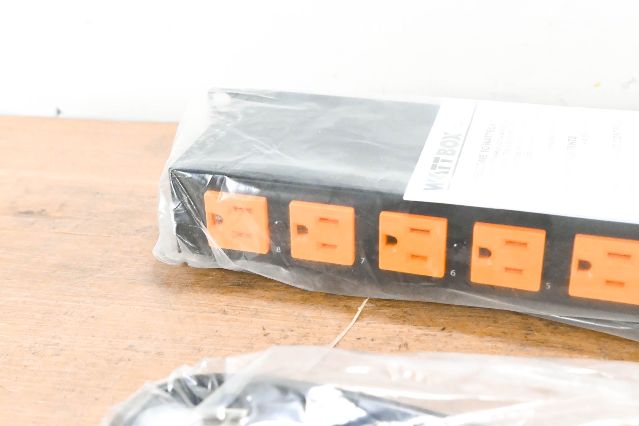 WattBox WB-100-RSW-8 Rack Mount Power Strip with 8 Individual Switches