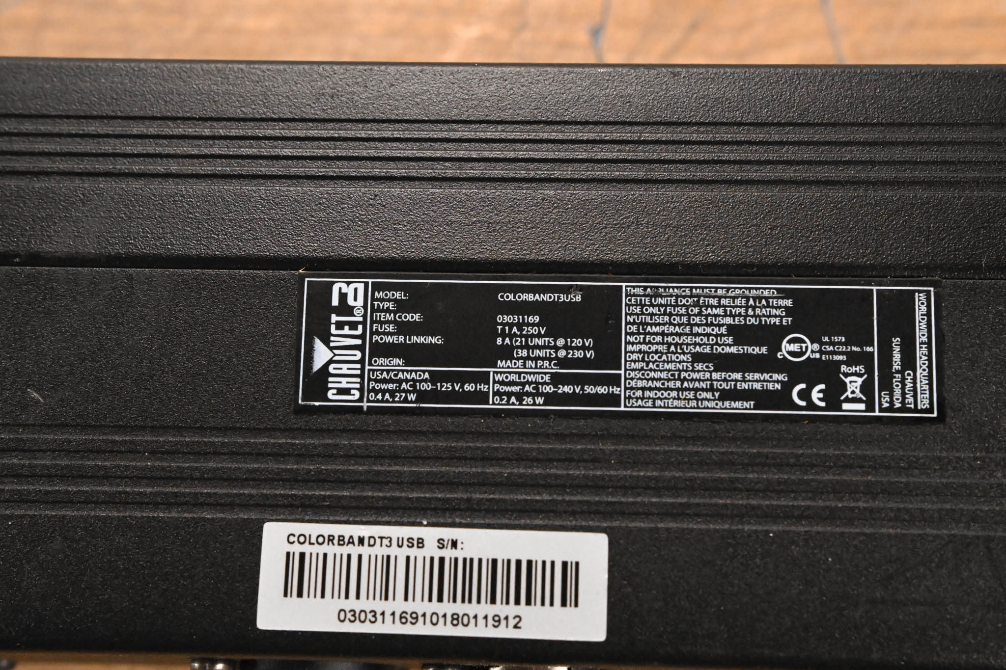 Chauvet COLORband T3USB Linear RGB Wash Light