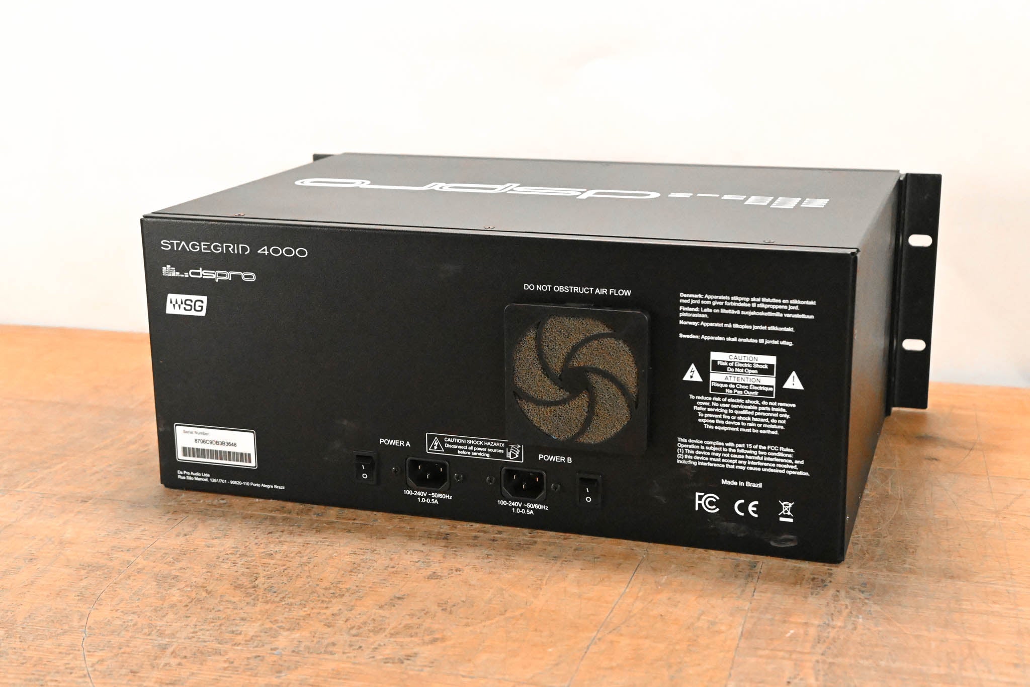 Waves DSPRO StageGrid 4000 32-in / 16-out Digital SoundGrid Stagebox