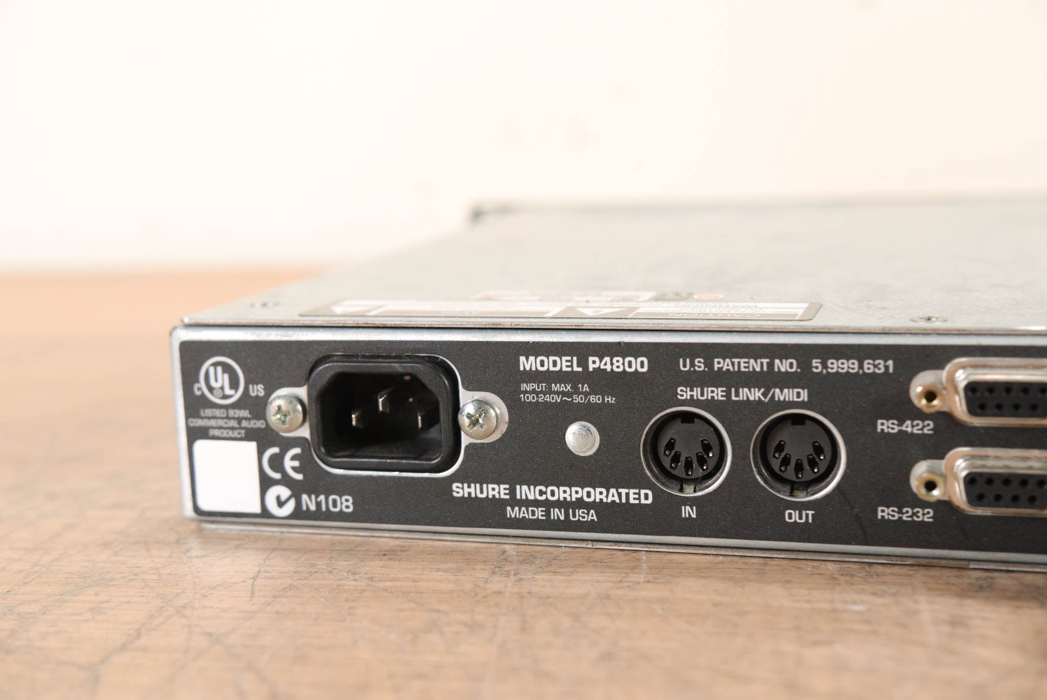 Shure P4800 4x8 Digital Signal Processor